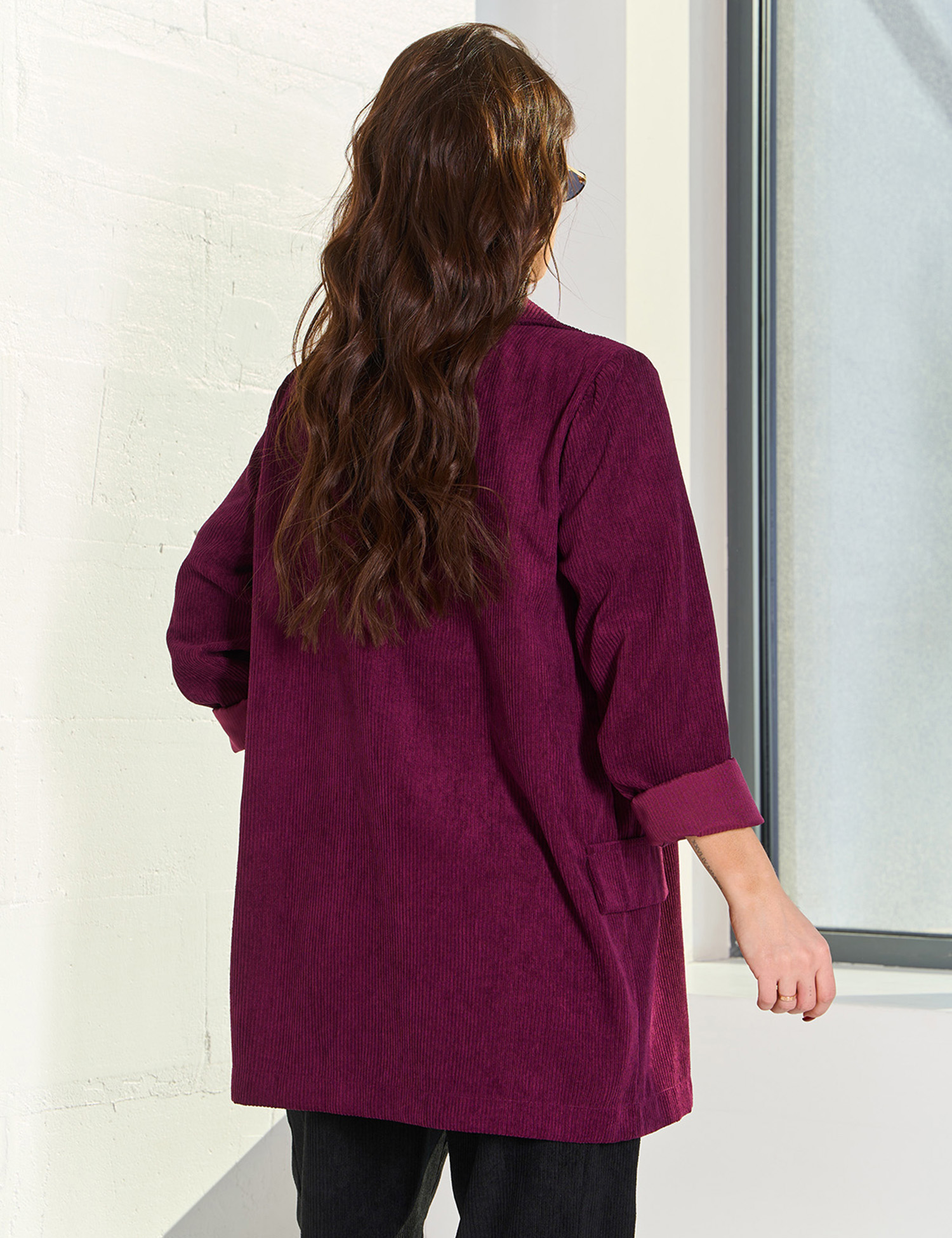 Картинка Піджак бордовий