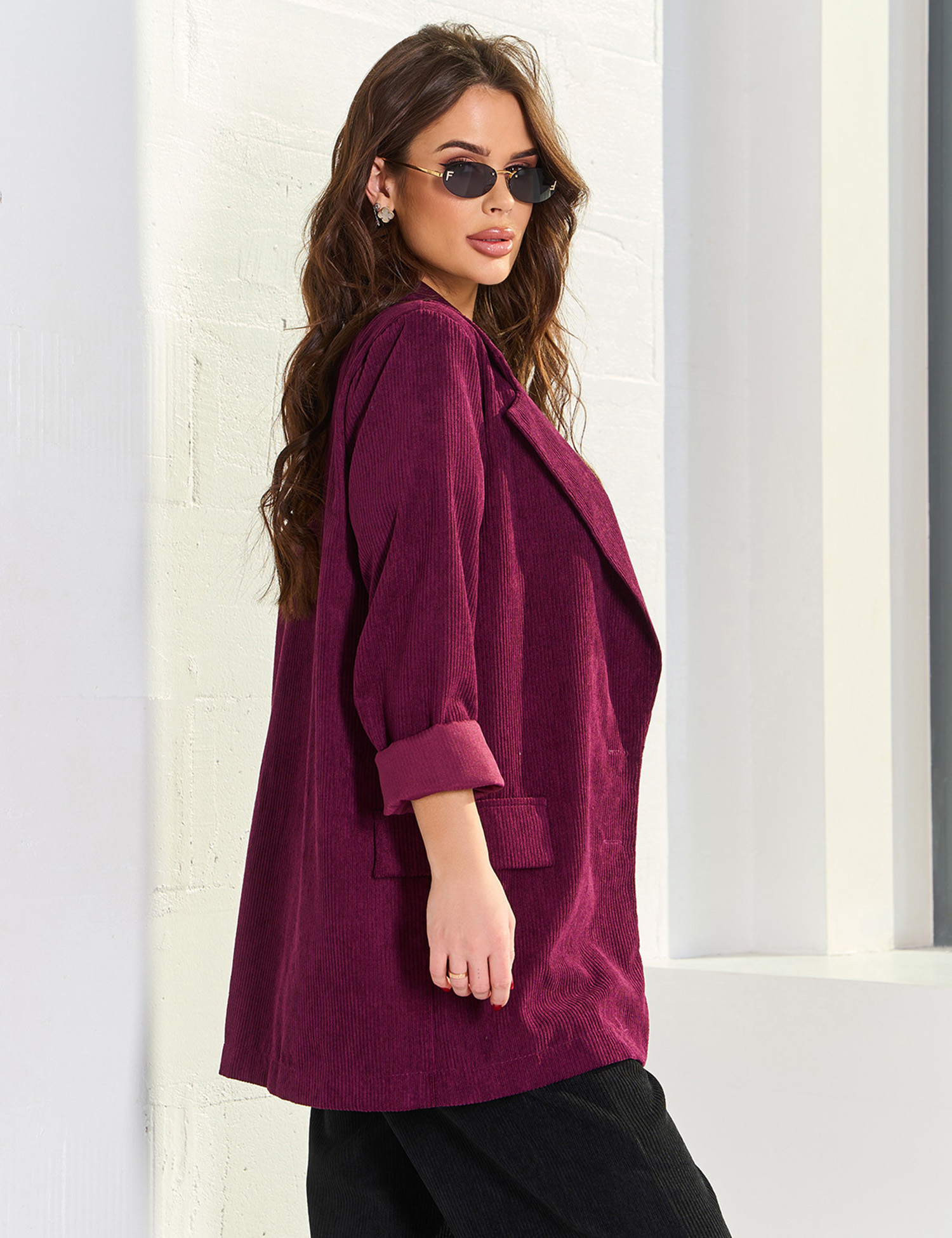 Картинка Піджак бордовий