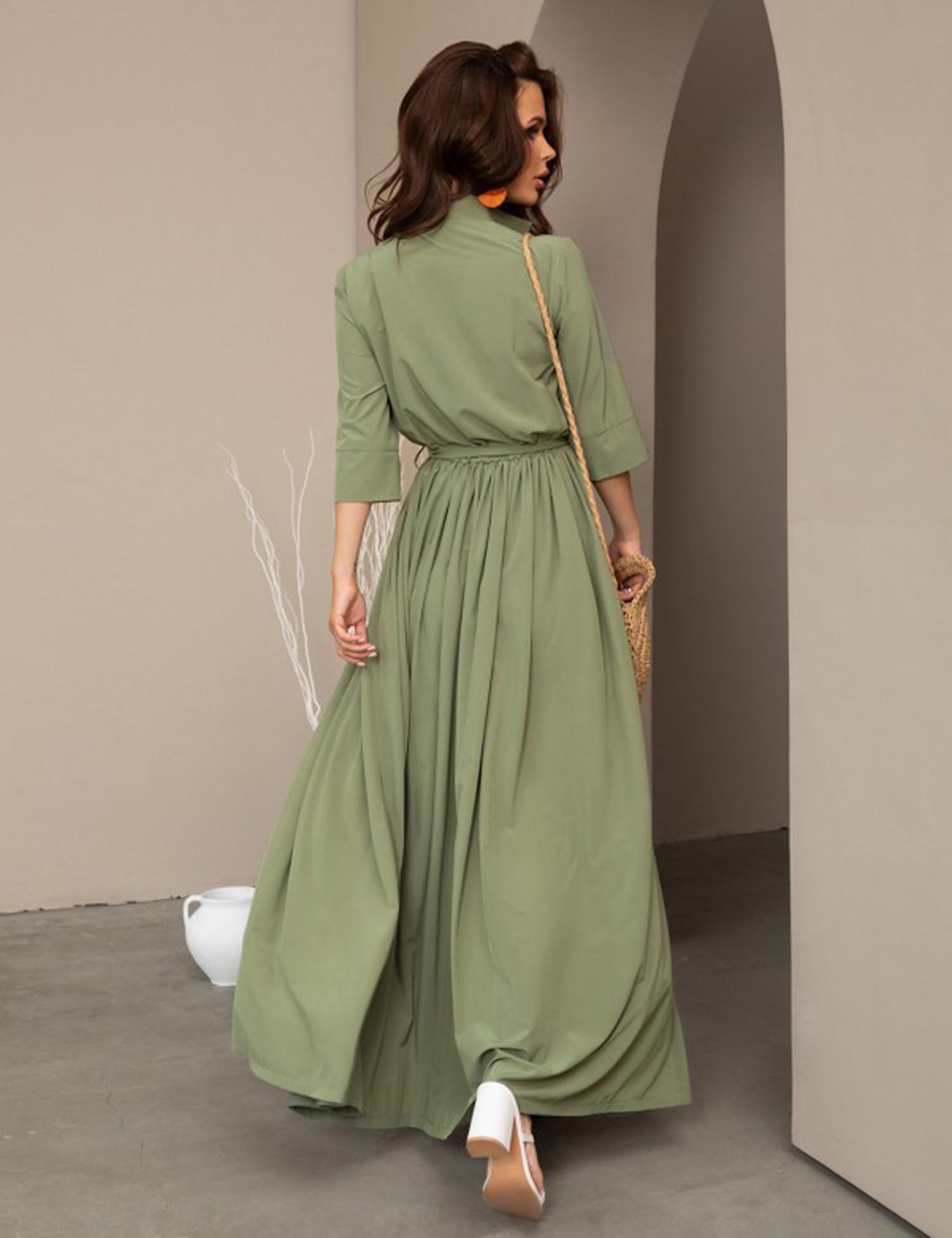 Картинка Сукня максі зелена