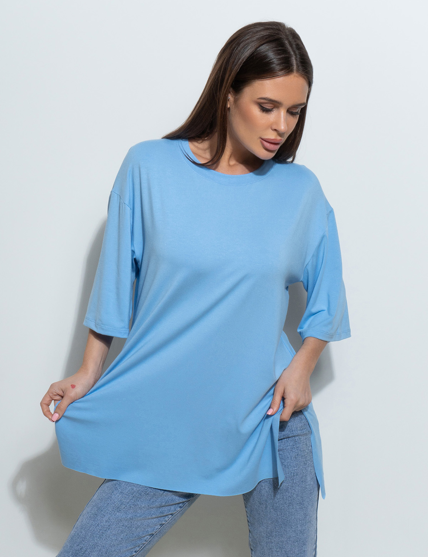 Картинка Футболка блакитна