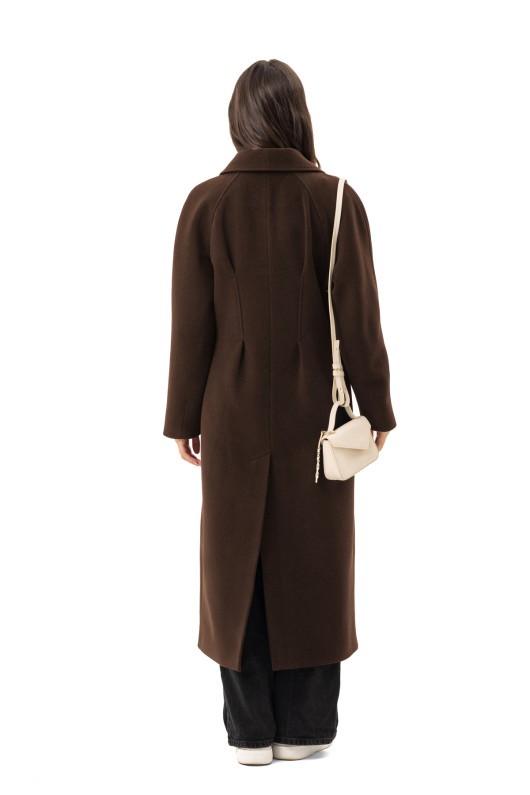 Картинка Пальто темно-коричневе 