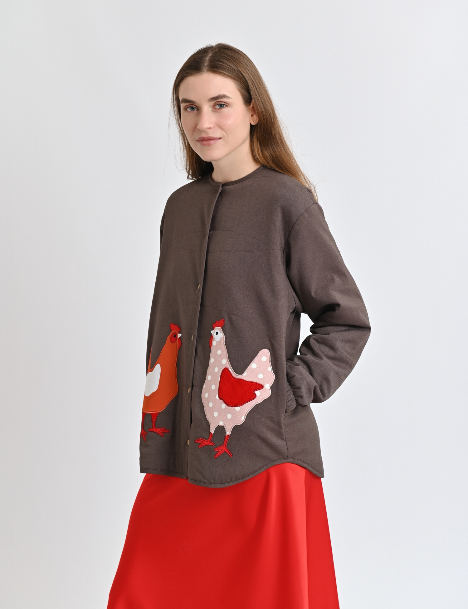 Картинка Жакет "Курочки"