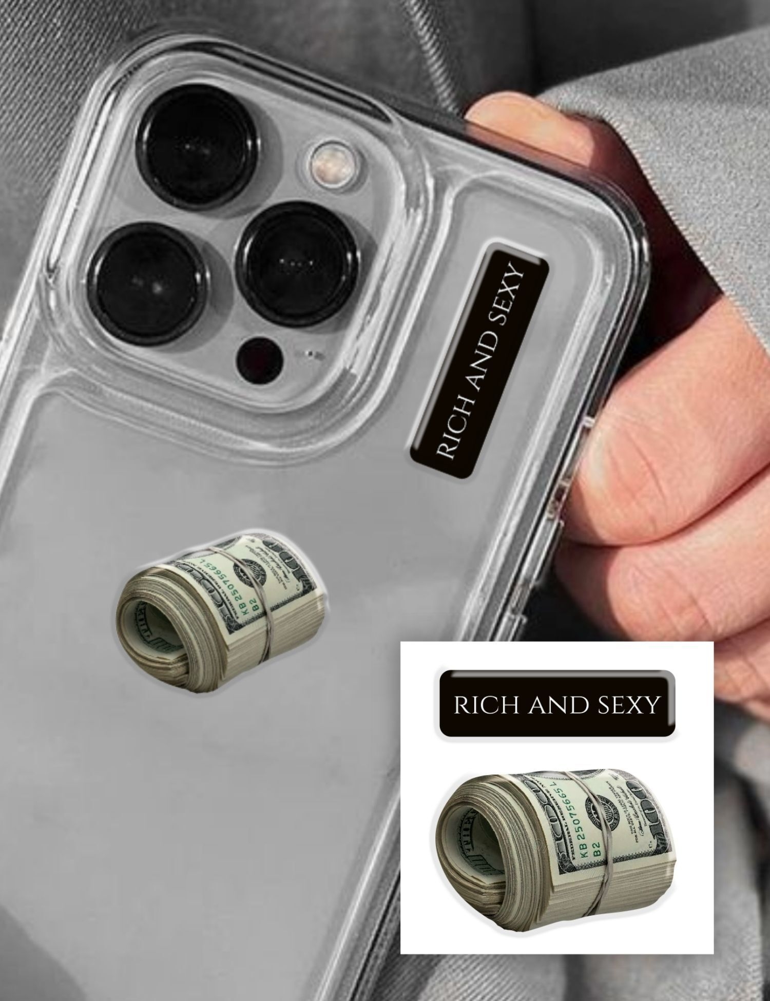 Картинка Набір наліпок Rich and Sexy