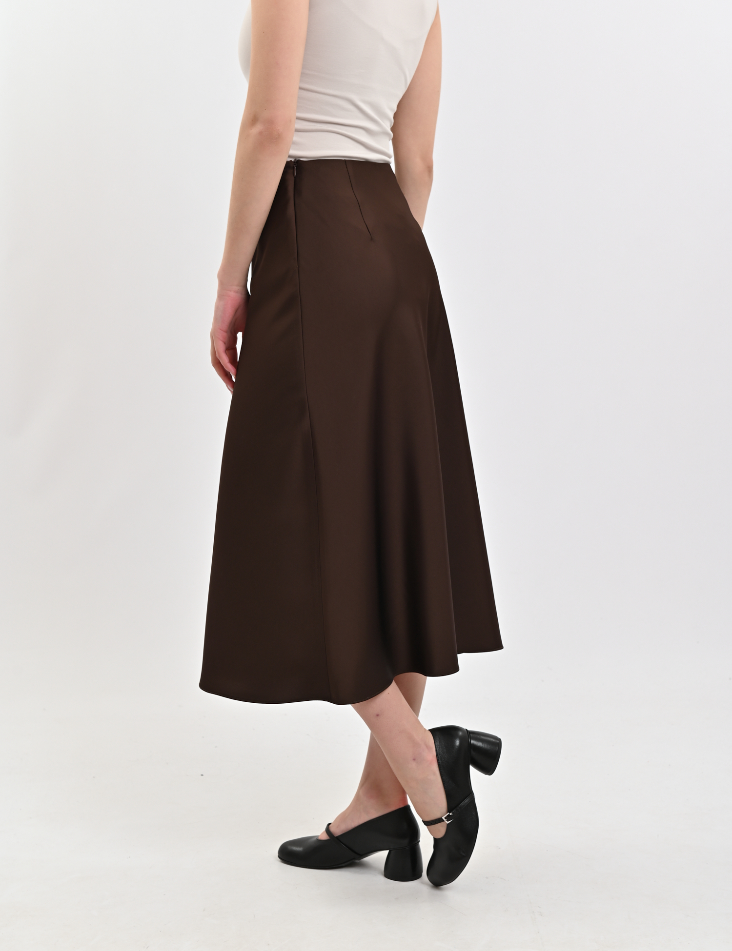 Картинка Спідниця темно-коричнева