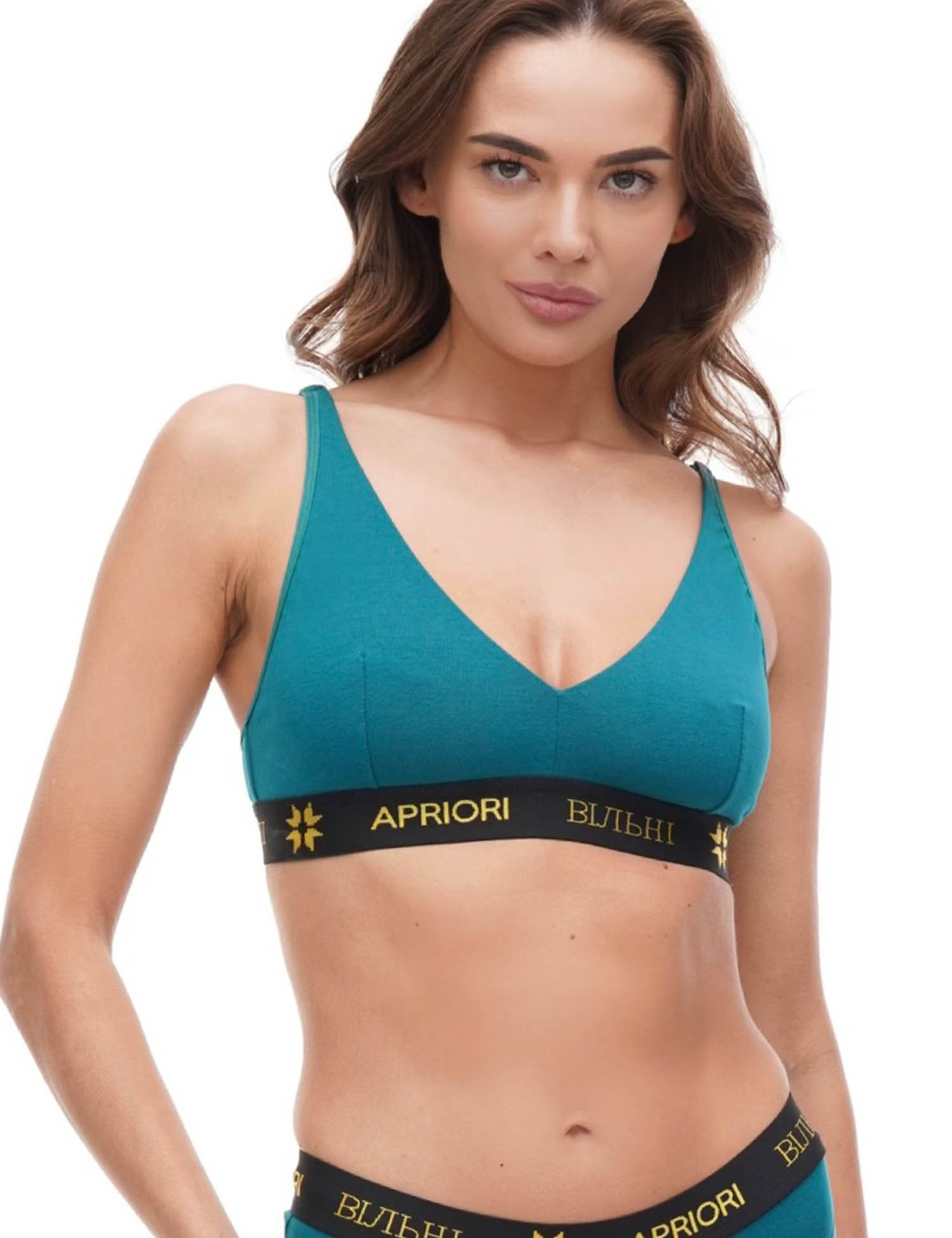 Картинка Бюстгальтер тенмо-зелений 