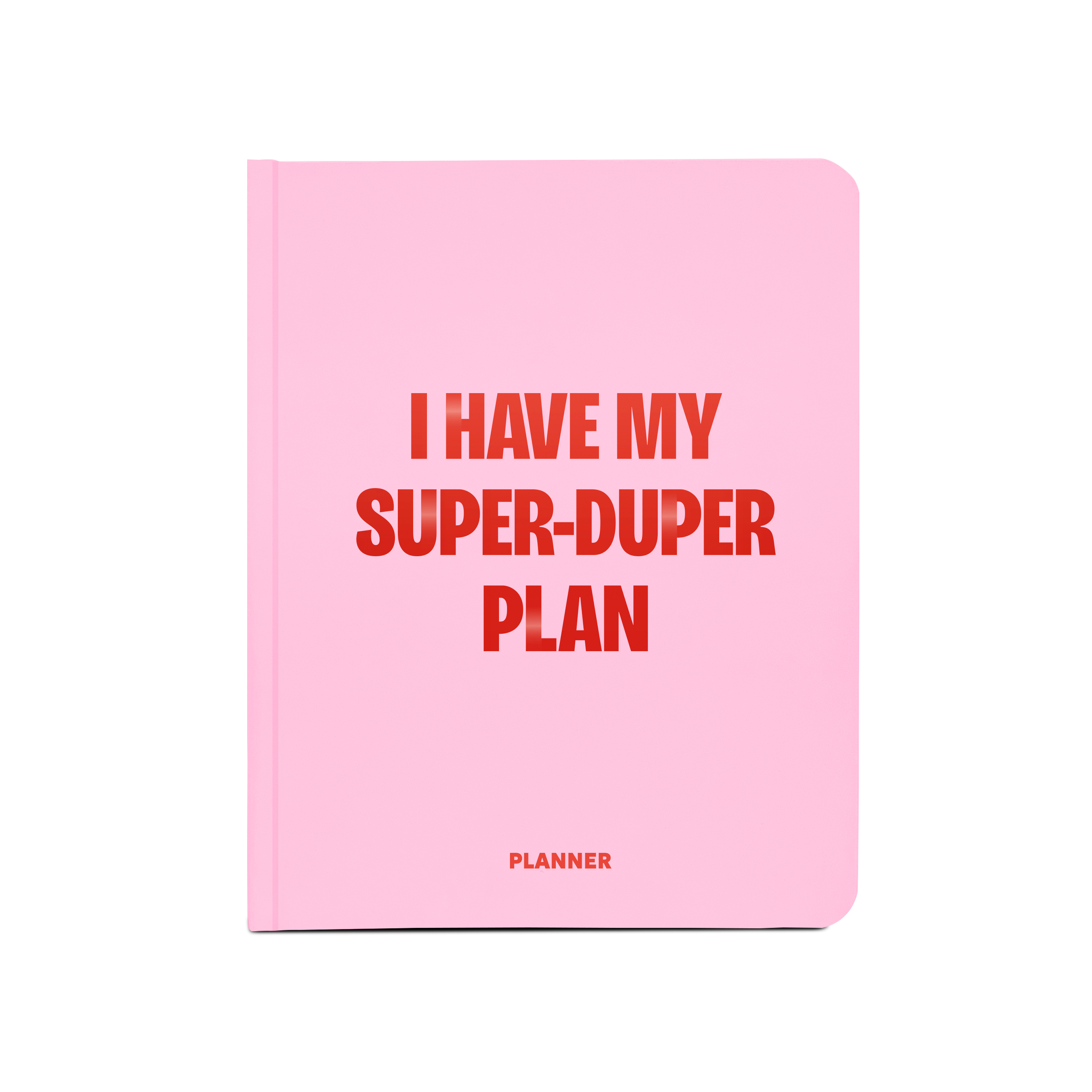 Картинка Планер «I HAVE MY SUPER-DUPER PLAN» рожевий