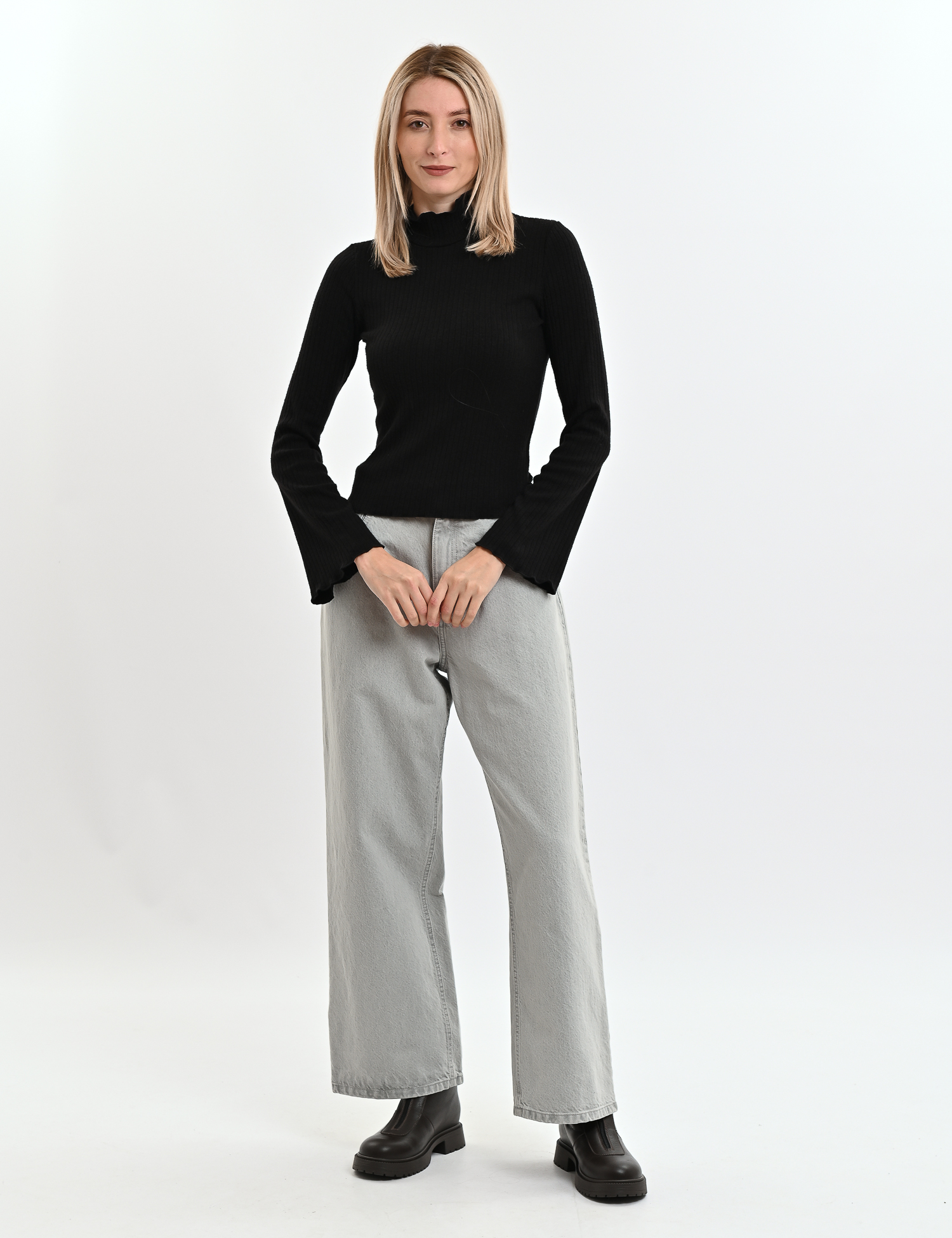 Картинка Джинси світло-сірі 