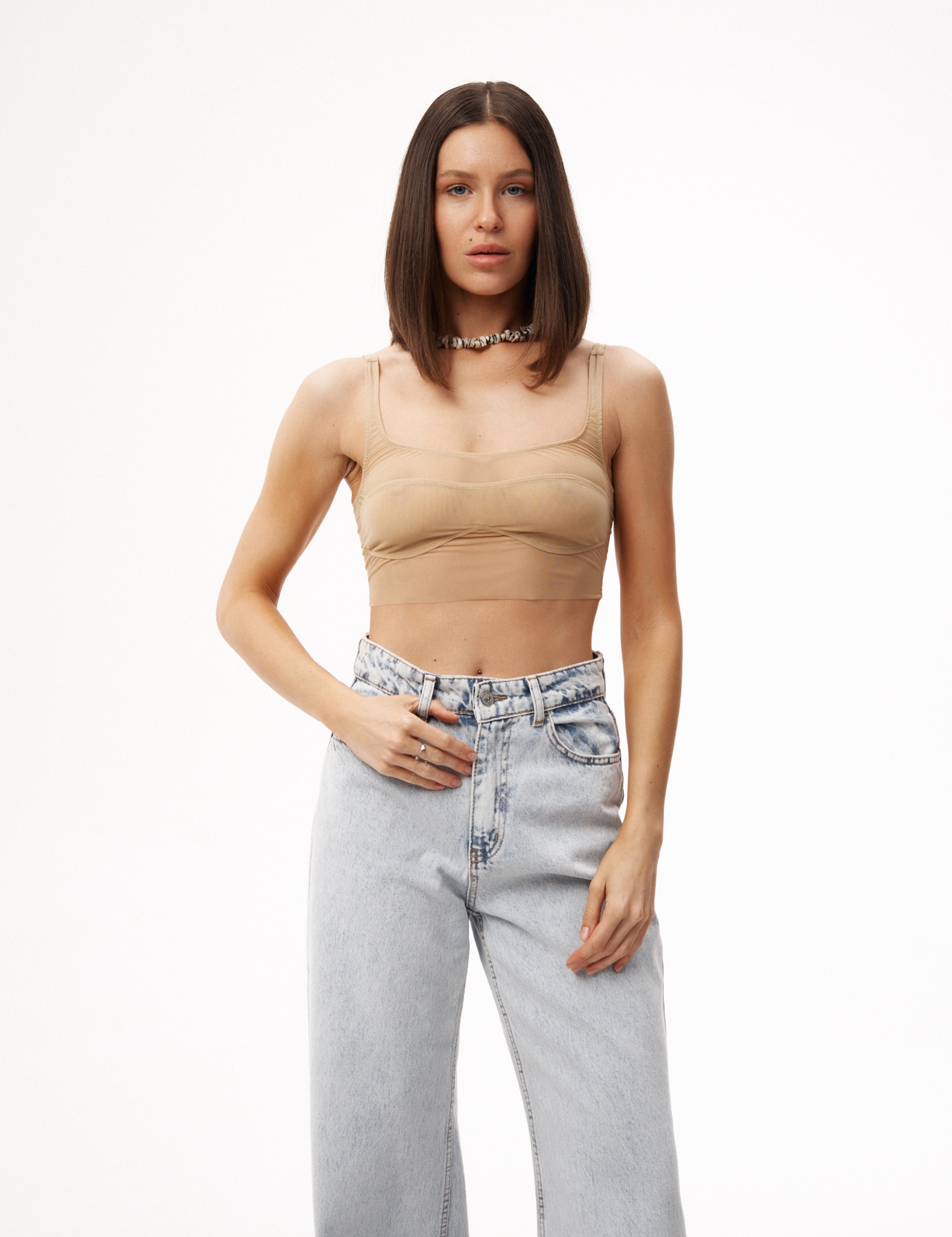 Картинка Топ сітка бежевий