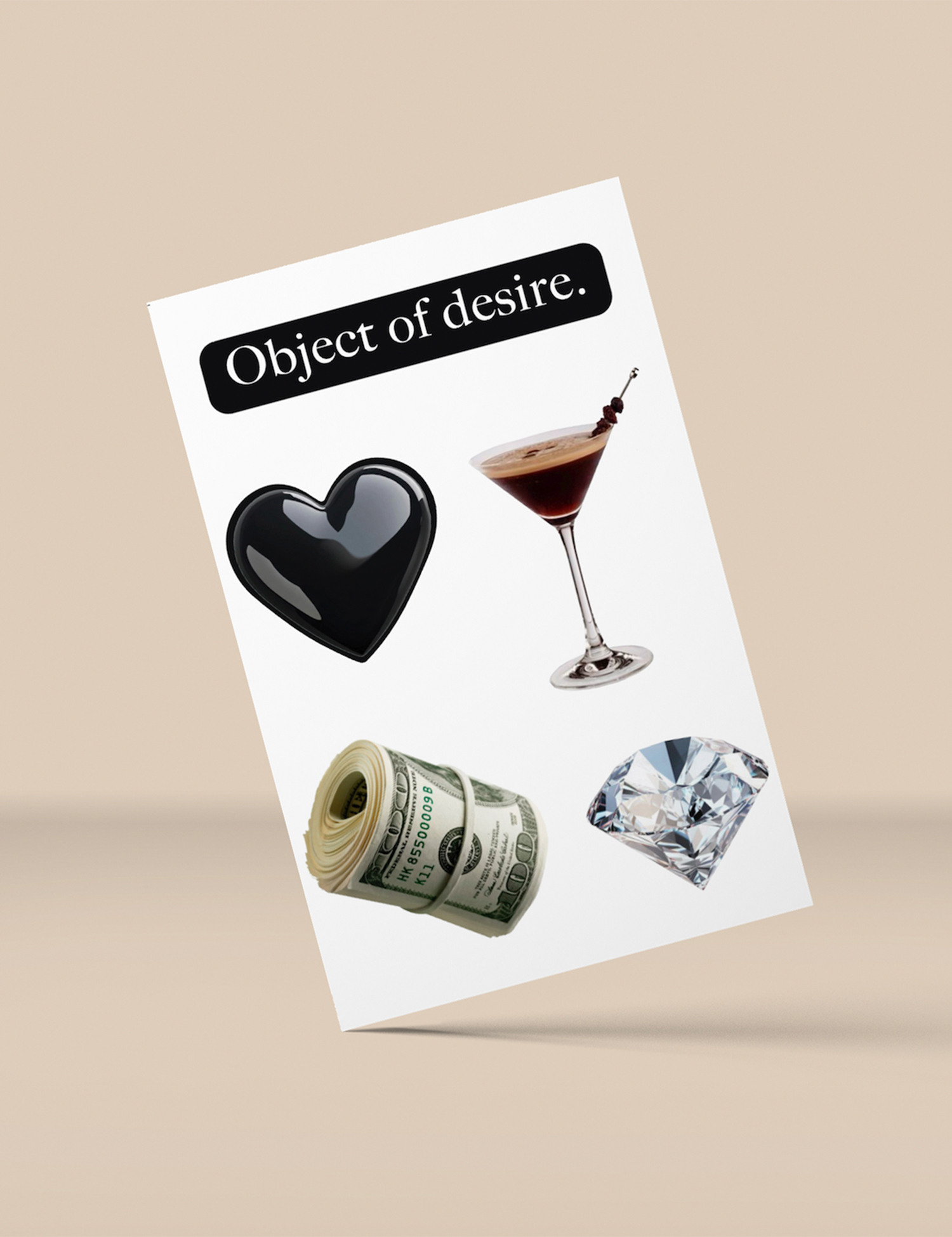 Картинка 3D стікер пак "Object of Desire"