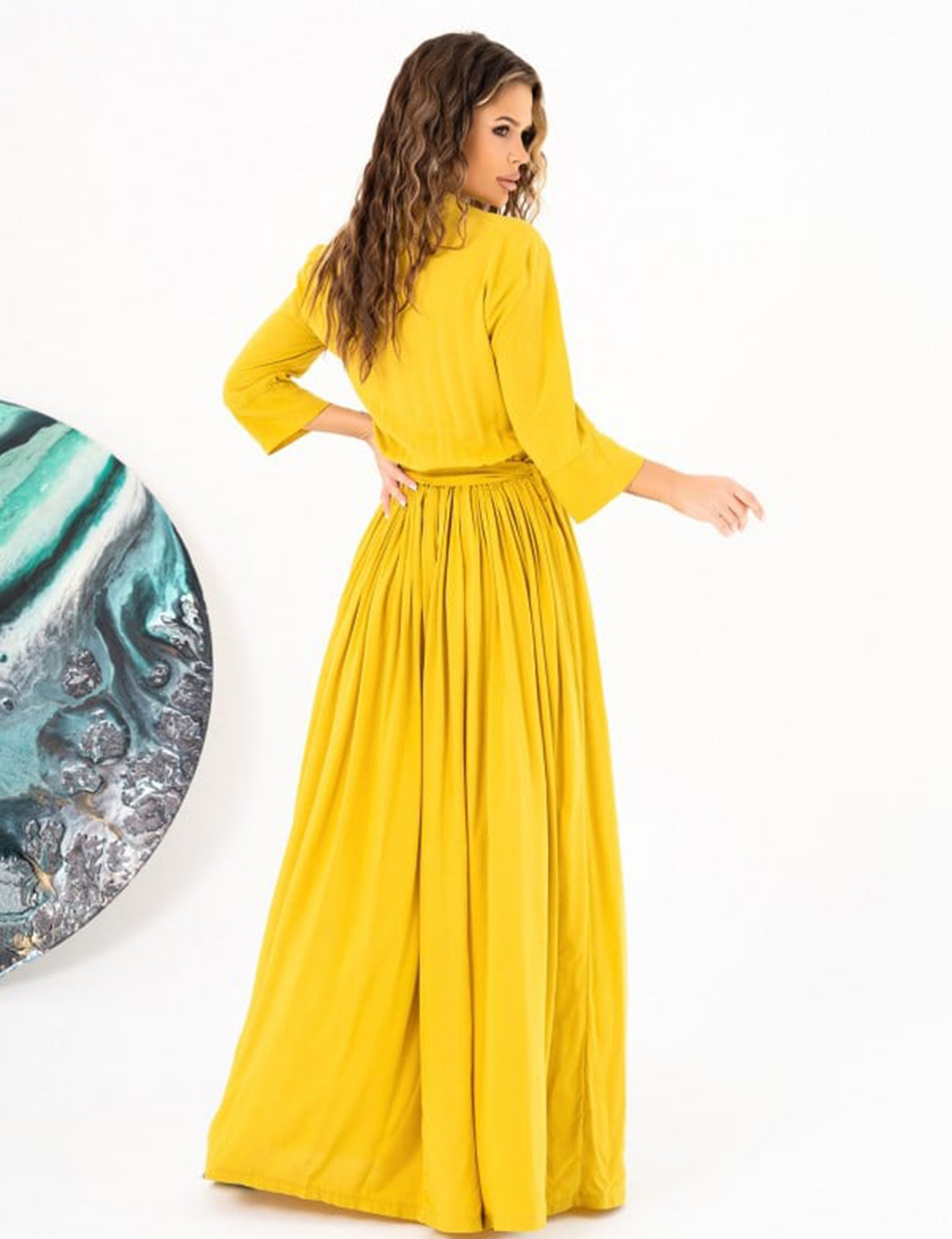 Картинка Сукня максі жовта