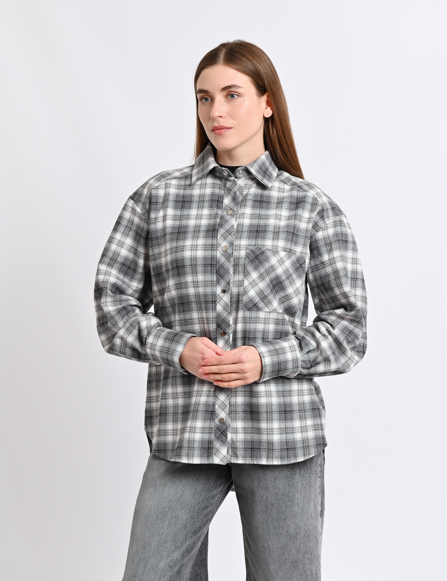 Картинка Сорочка світло-сіра