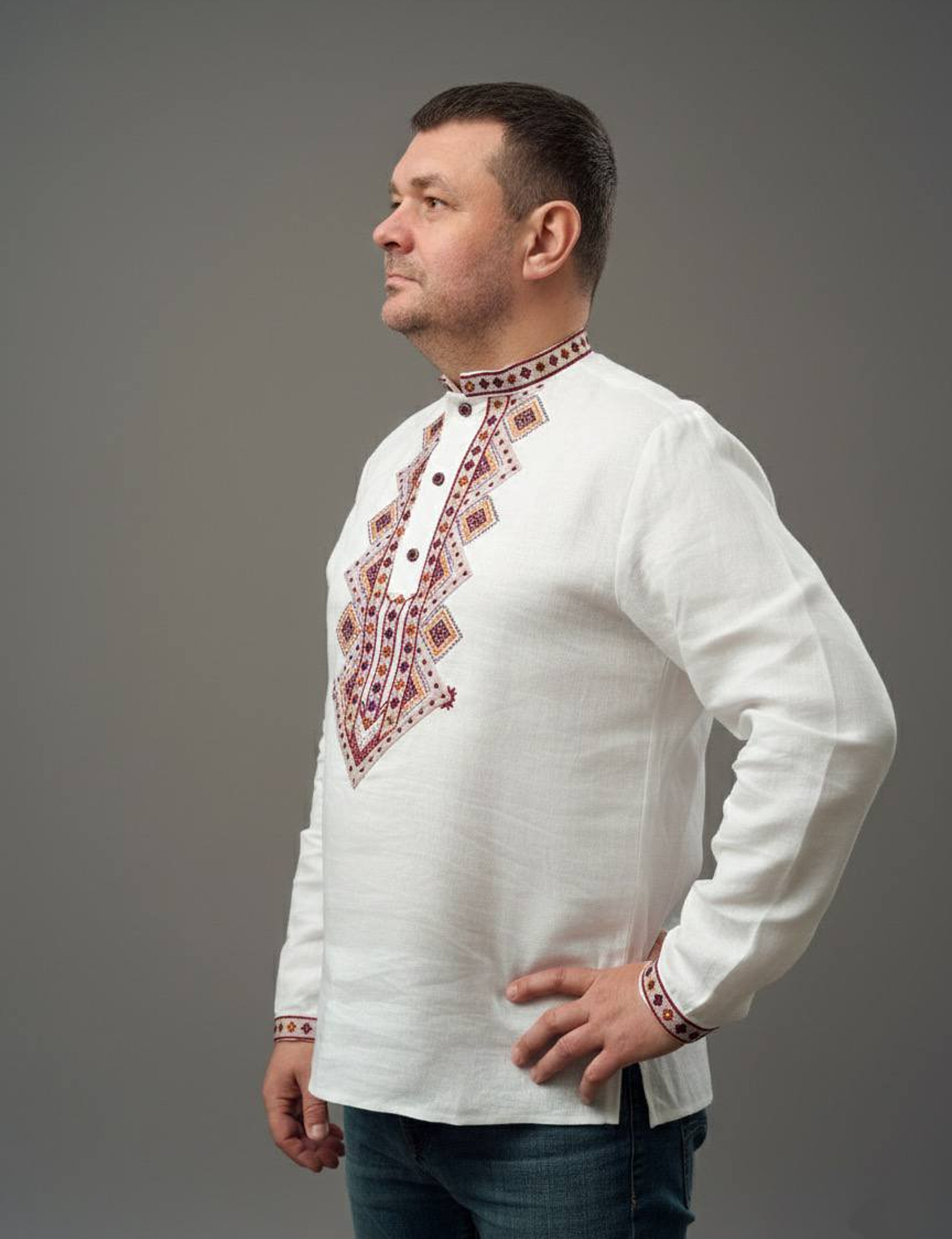 Картинка Вишиванка біла  