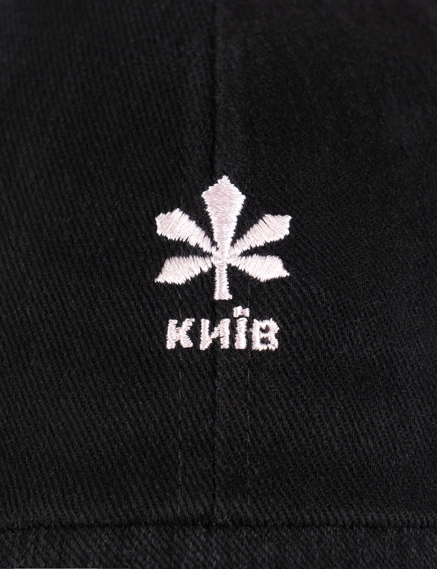 Картинка Кепка чорна з вишивкою