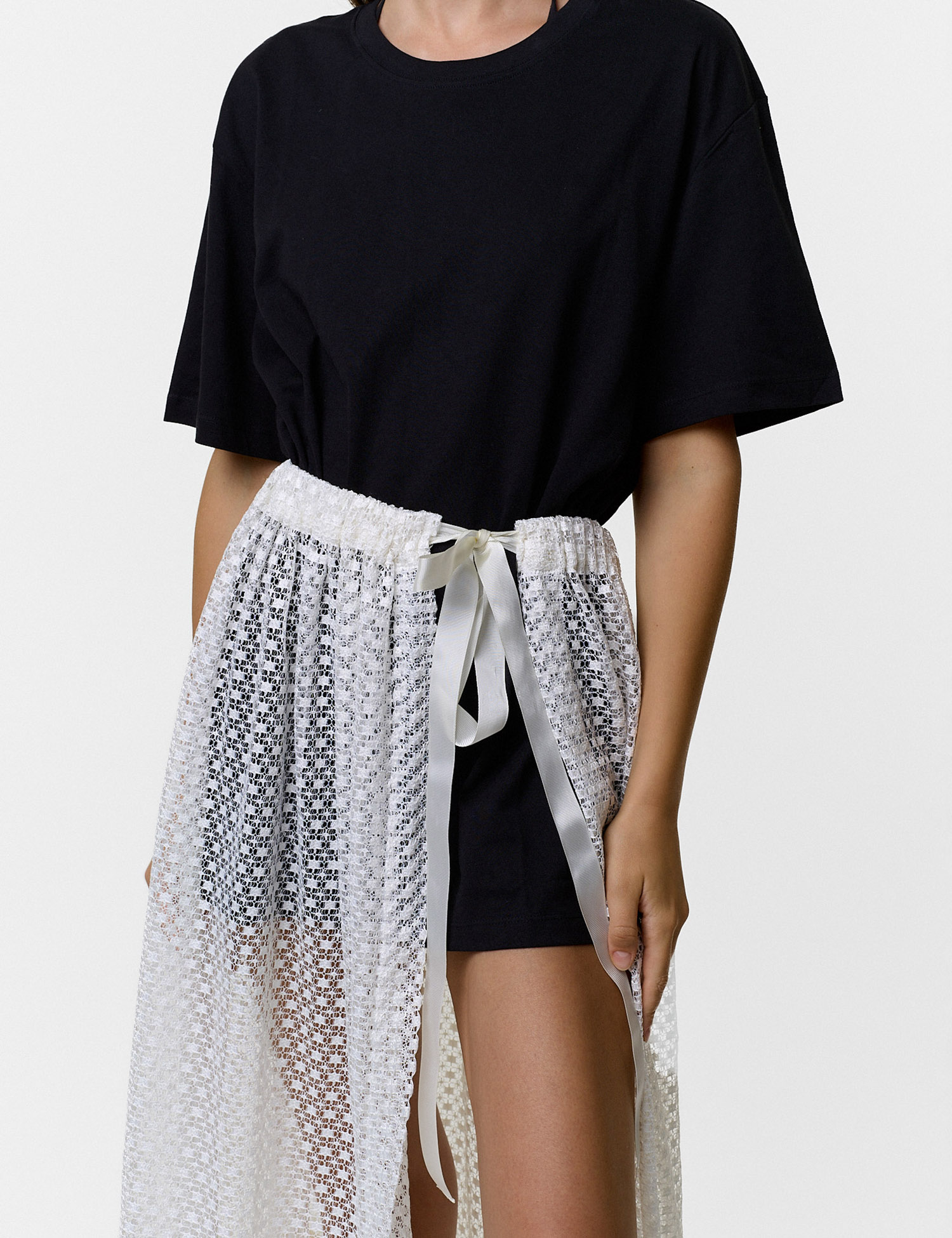 Картинка Спідниця міді біла 