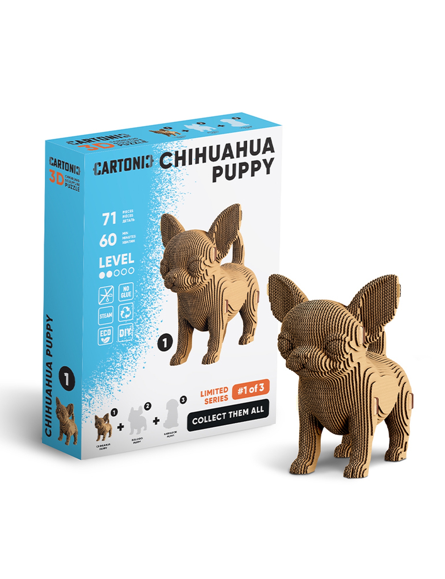 Картинка 3D-пазл Скульптура чихуахуа