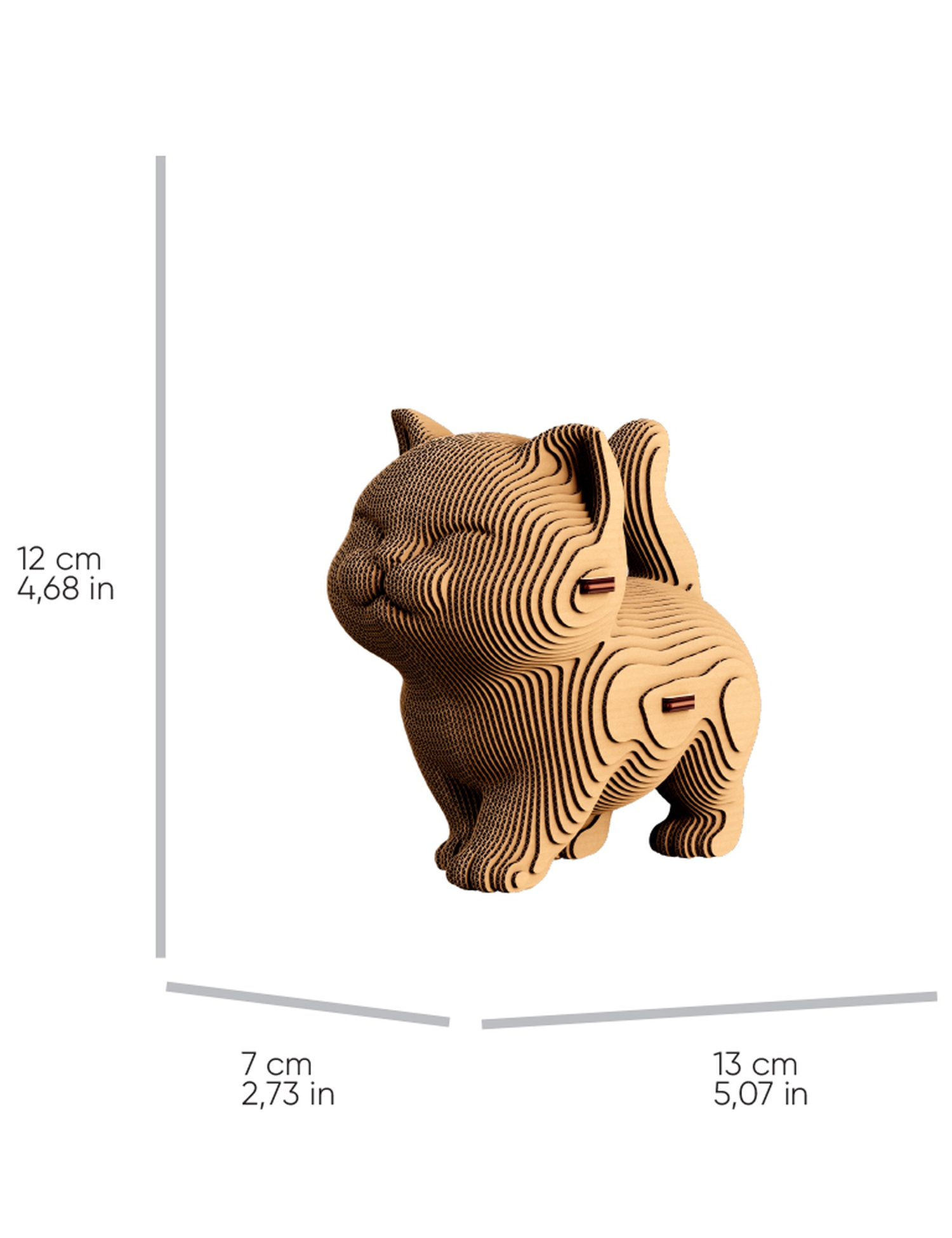 Картинка 3D-пазл Кошеня, що крокує