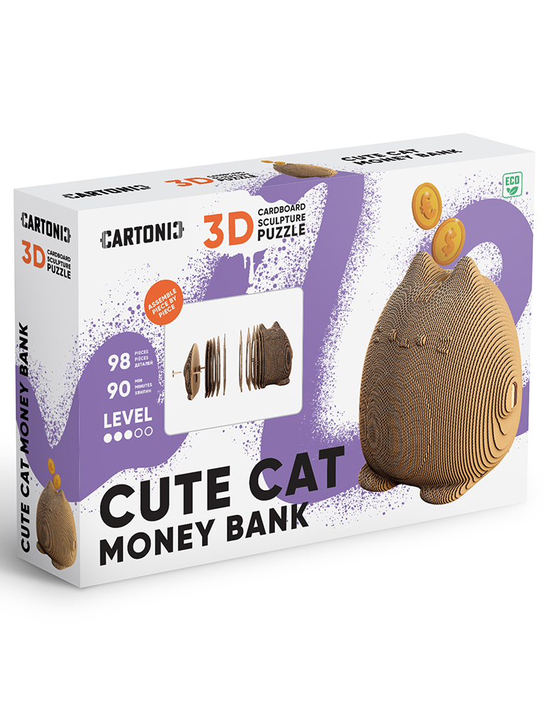 Картинка 3D-пазл  CUTE CAT MONEY BANK