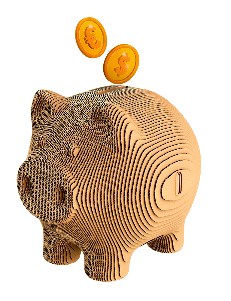 Картинка 3D-пазл PIGGY MONEY BANK