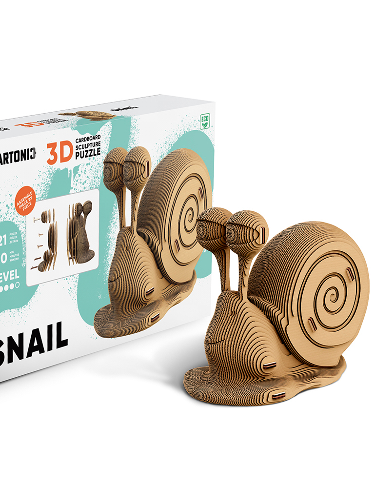 Картинка 3D-пазл SNAIL 