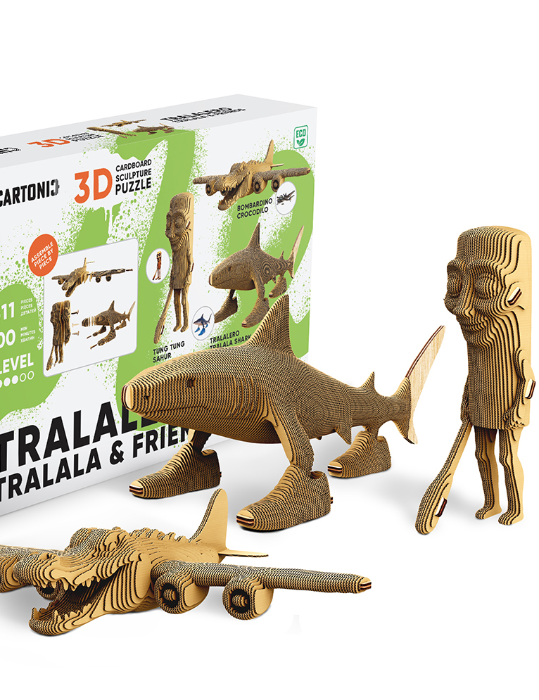 Картинка 3D-пазл TRALALERO TRALALA TRIO