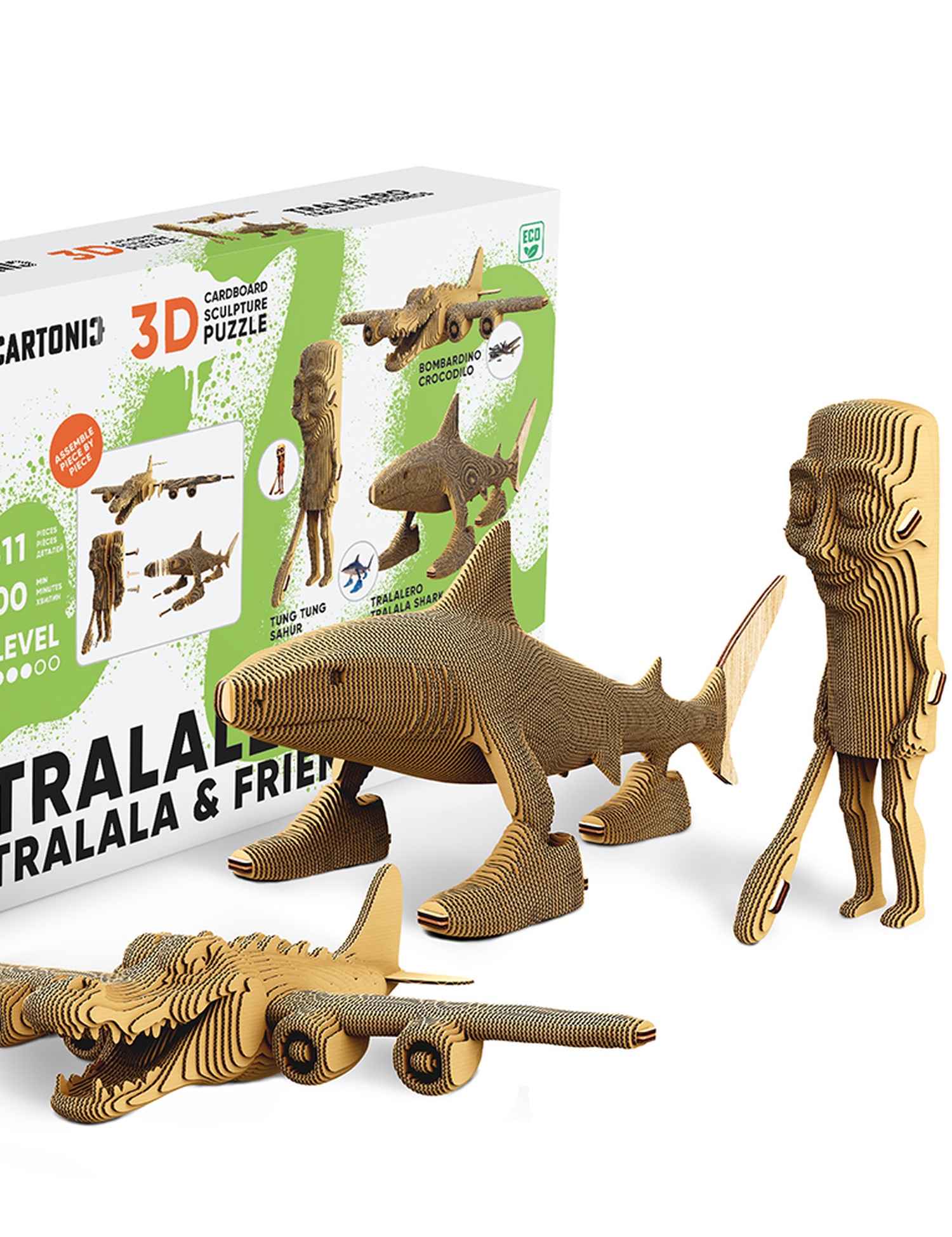 Картинка 3D-пазл TRALALERO TRALALA TRIO