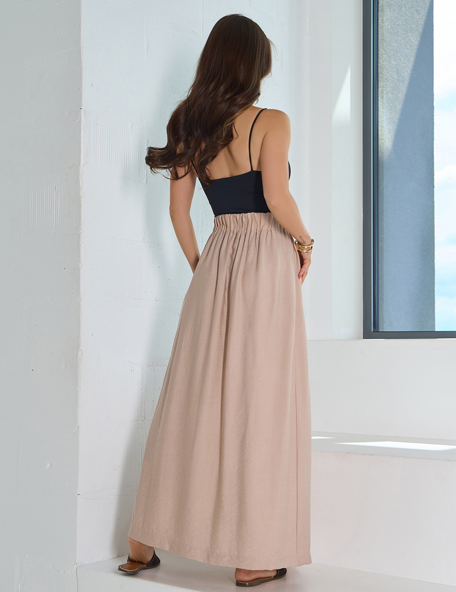 Картинка Спідниця максі бежева 