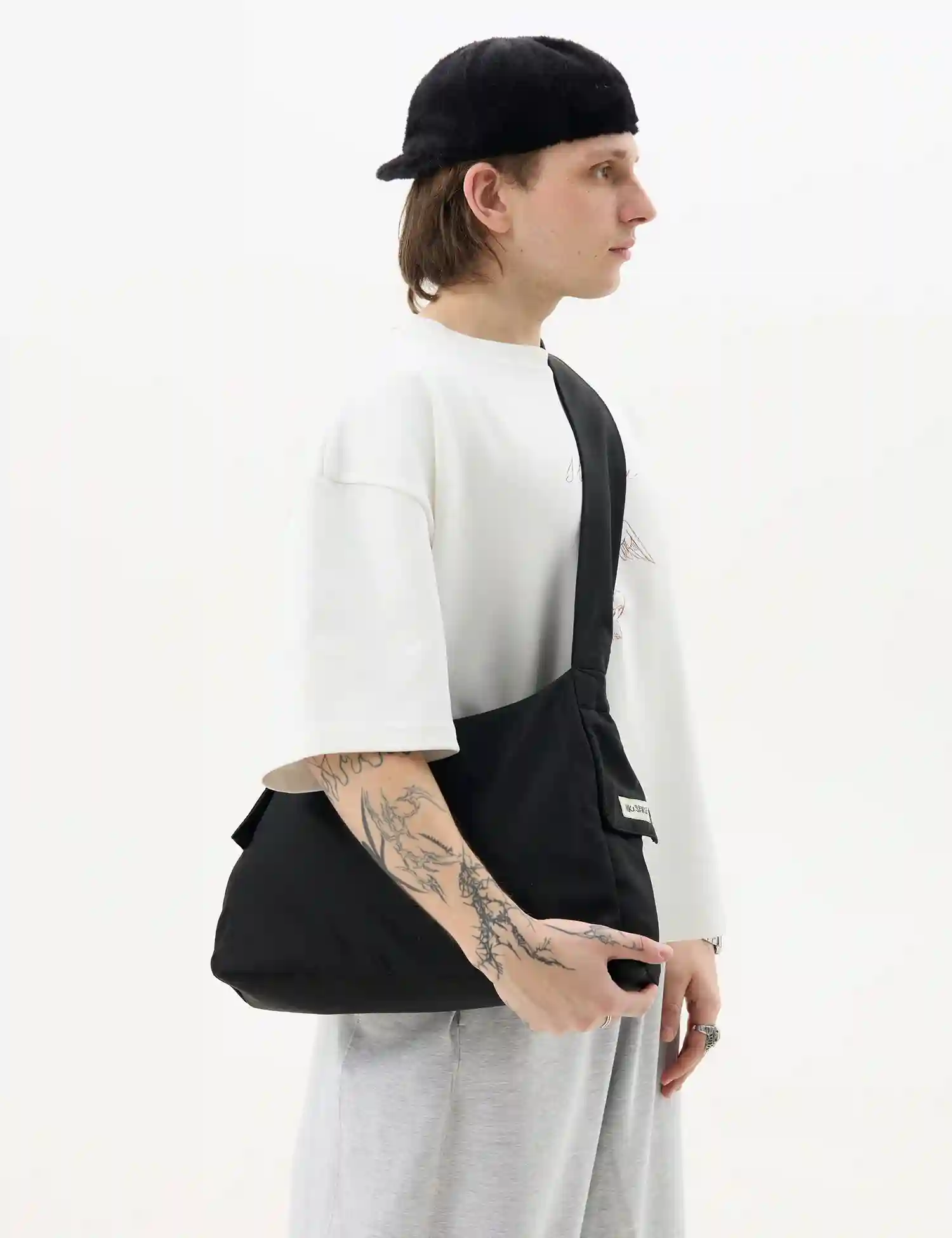 Картинка Шопер "Pocket boy" чорний 
