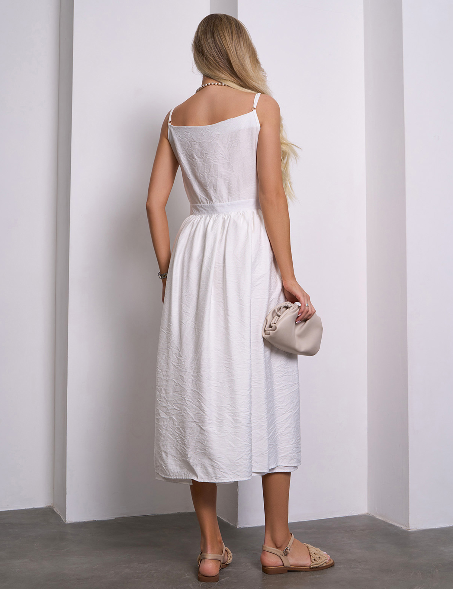 Картинка Сарафан максі білий