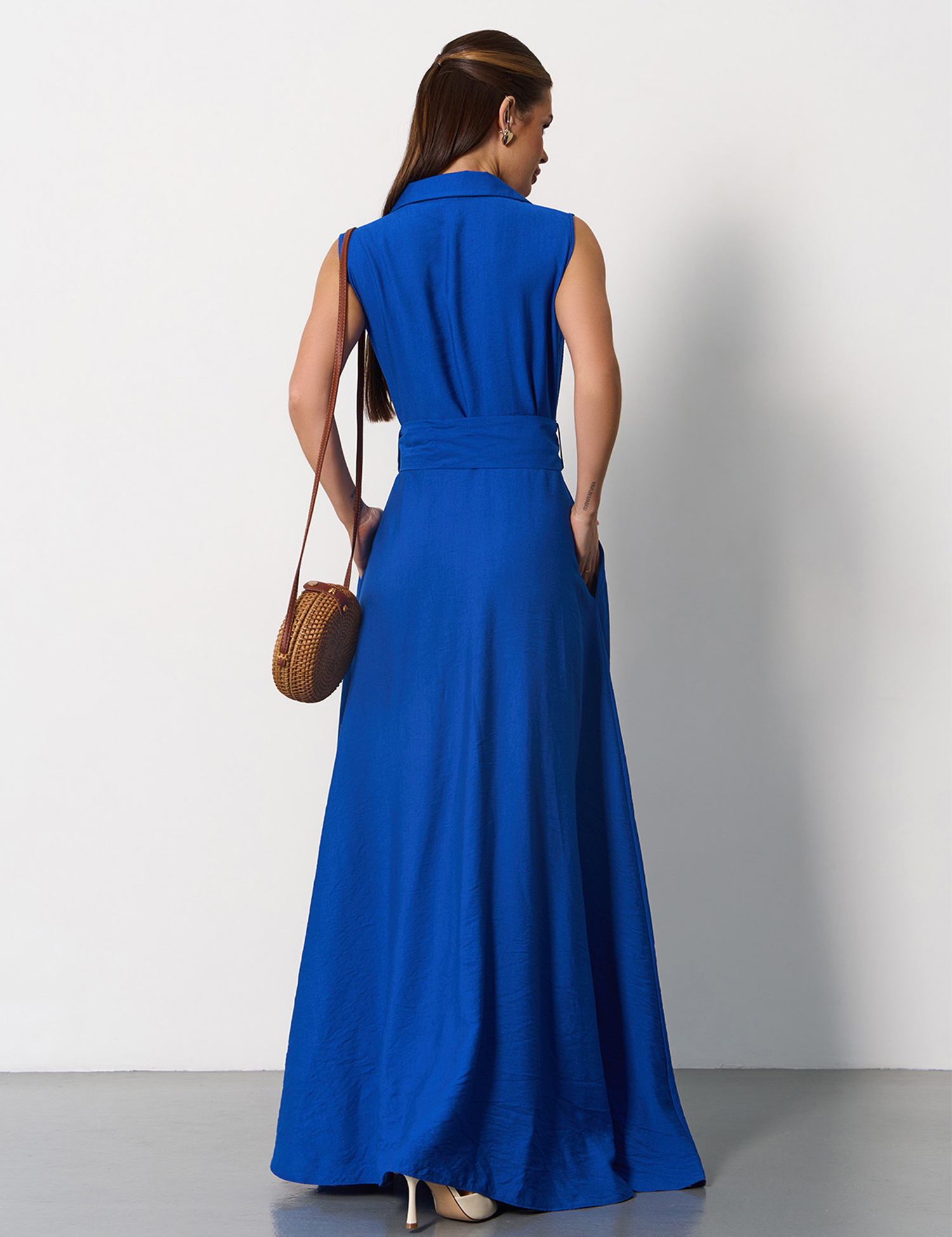 Картинка Сукня максі синя 