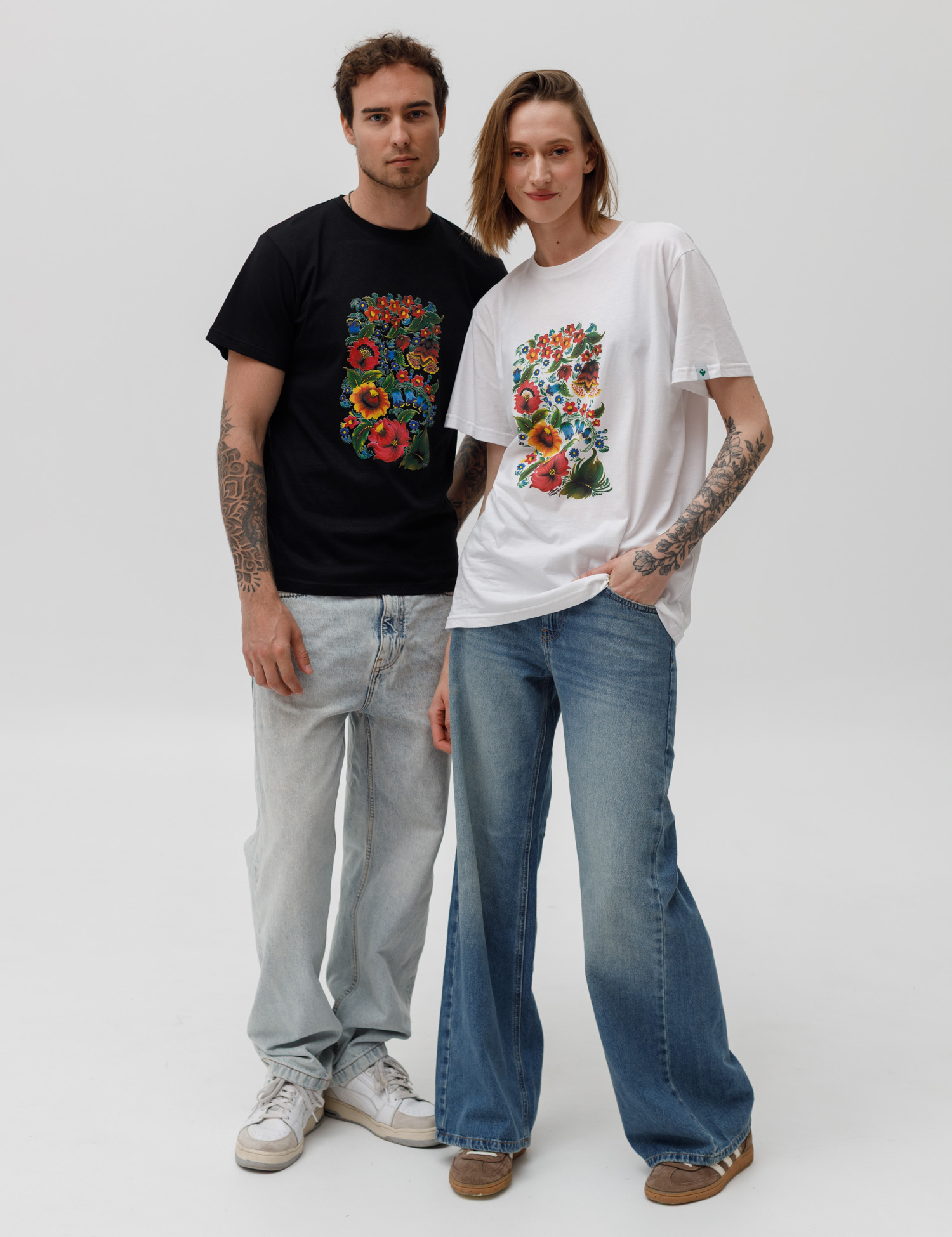 Картинка Футболка біла з принтом 