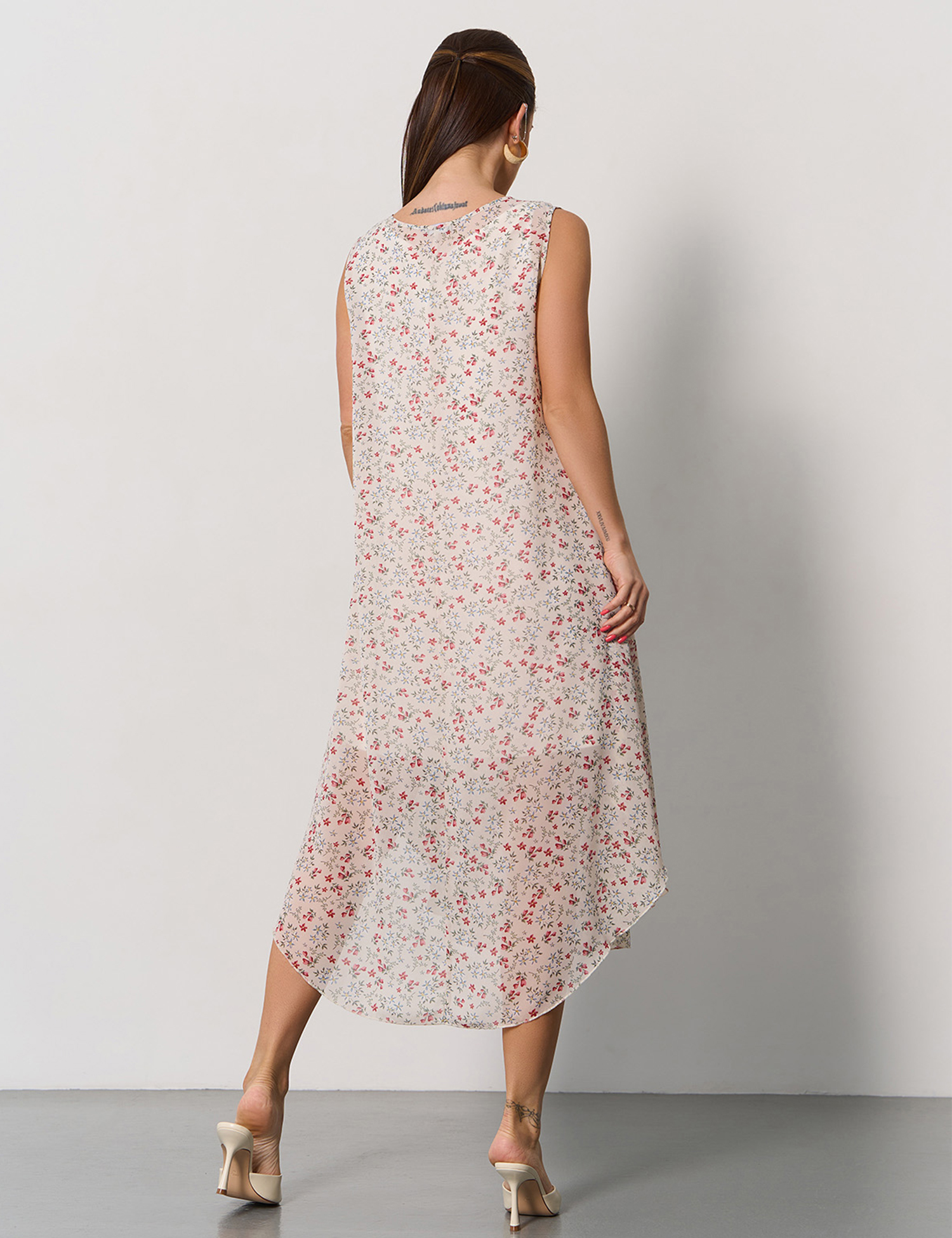 Картинка Сукня міді біла 