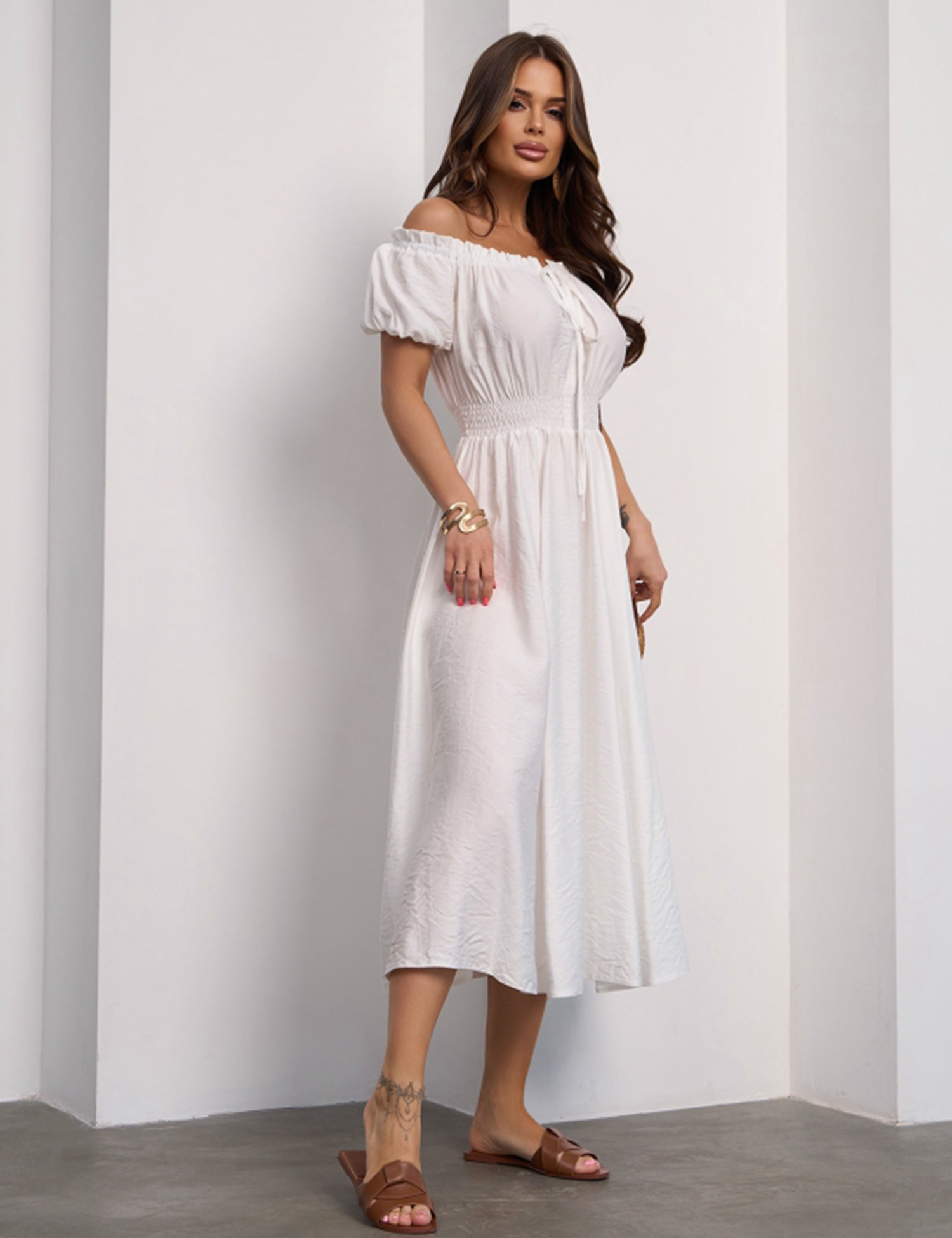 Картинка Скня міді біла 