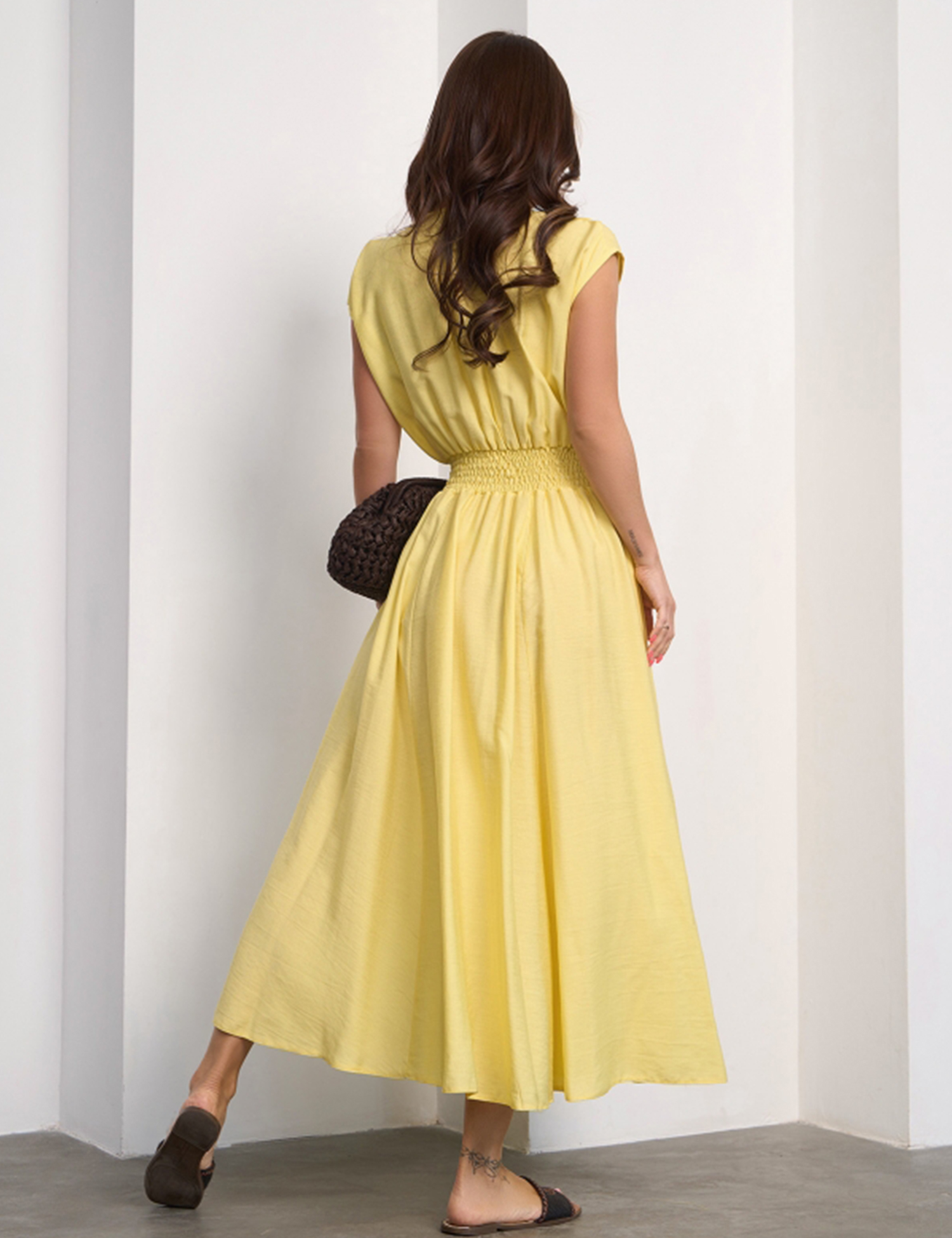 Картинка Сукня максі жовта