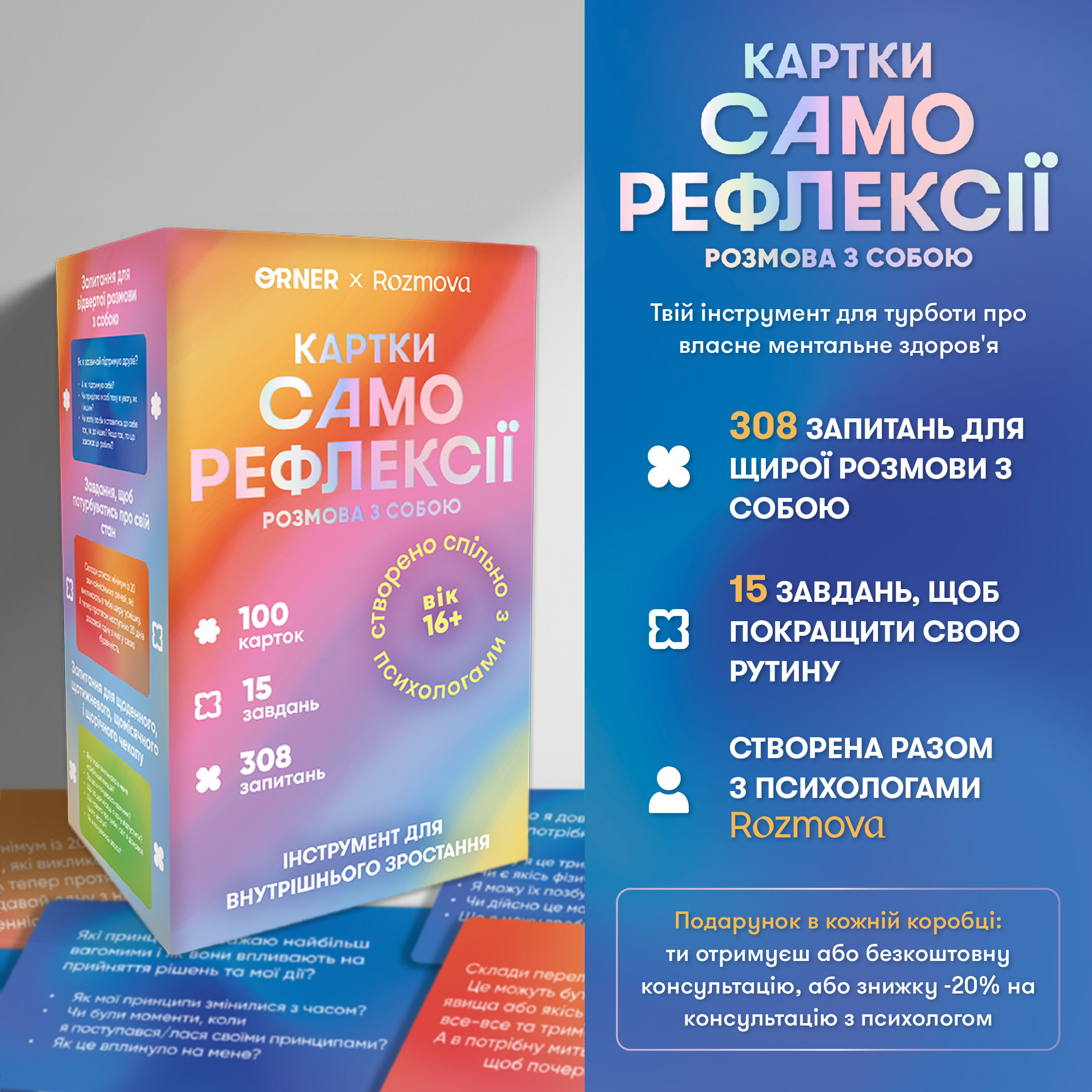 Картинка Картки саморефлексії «Розмова з собою»