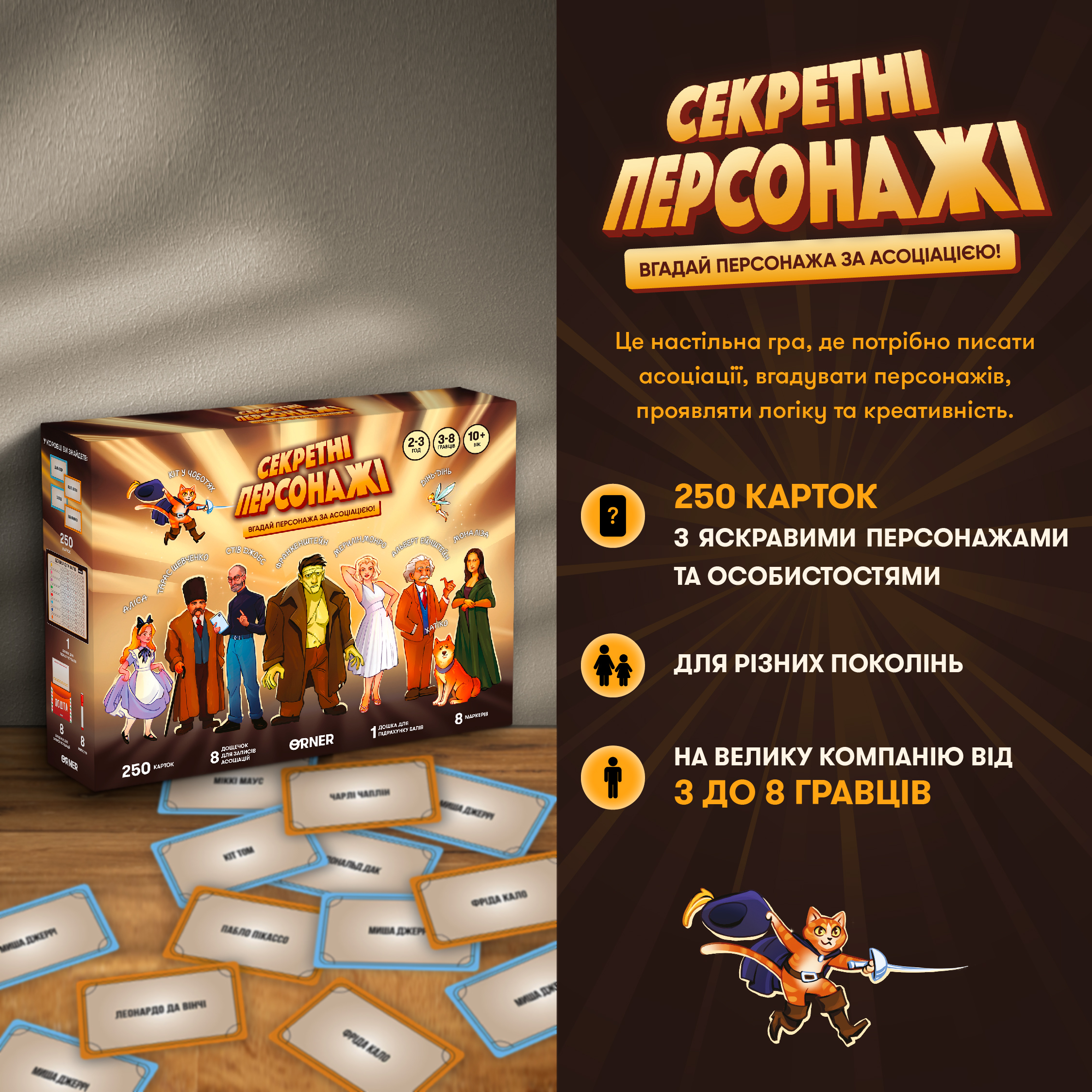 Картинка Гра для компанії «Секретні персонажі»