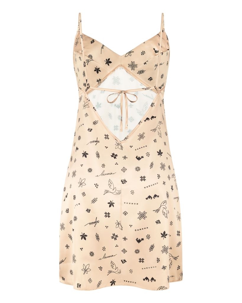 Картинка Нічна сорочка бежева 