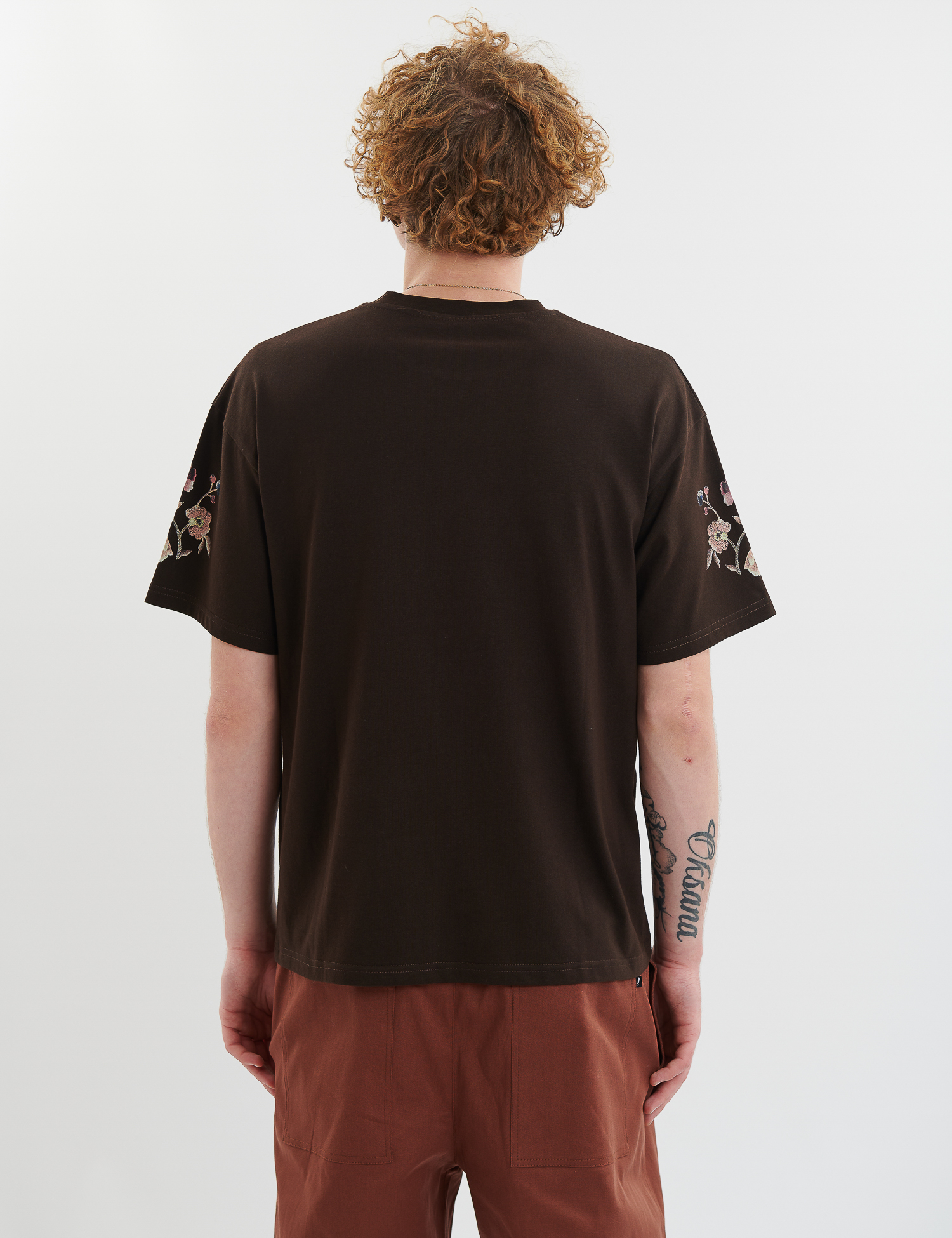 Картинка Футболка "Козацька вишивка" темно-коричневий 