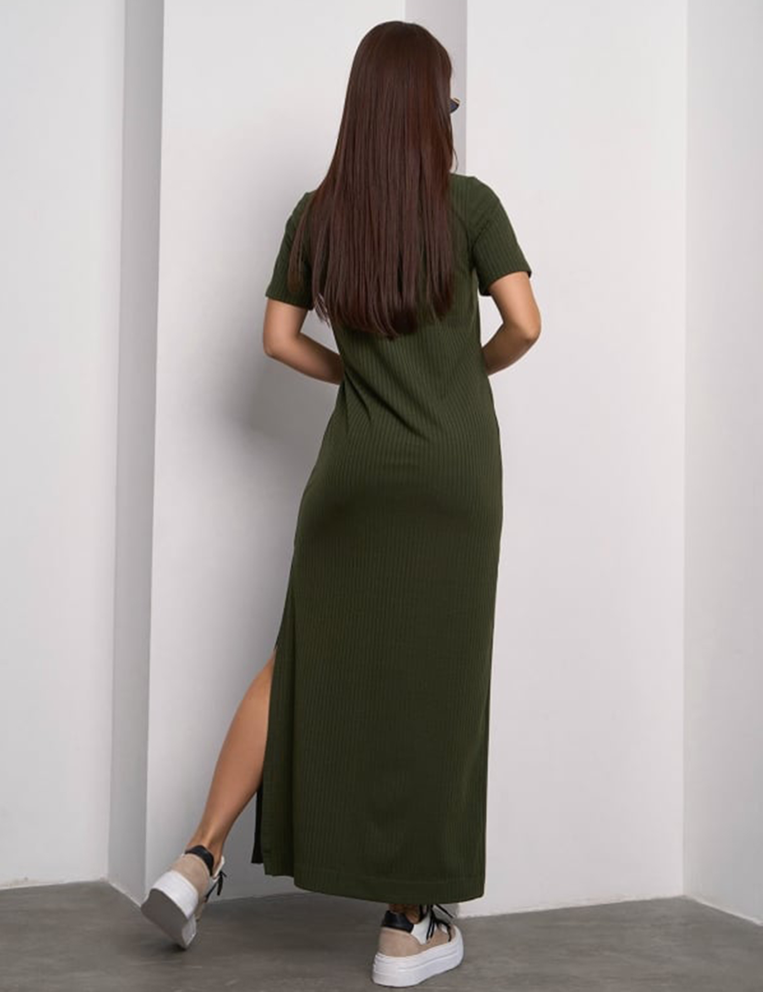 Картинка Сукня максі зелена 