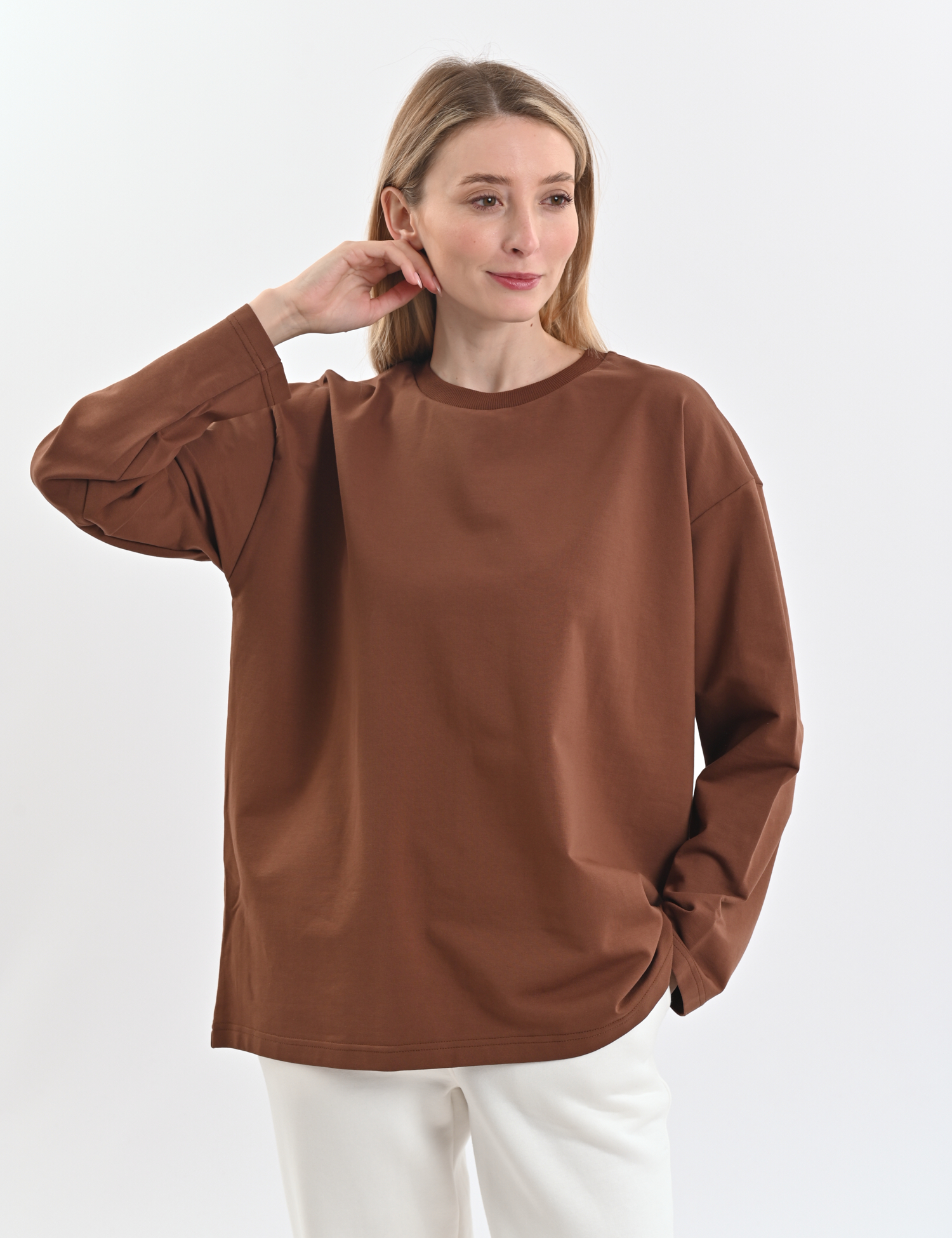 Картинка Світшот коричневий