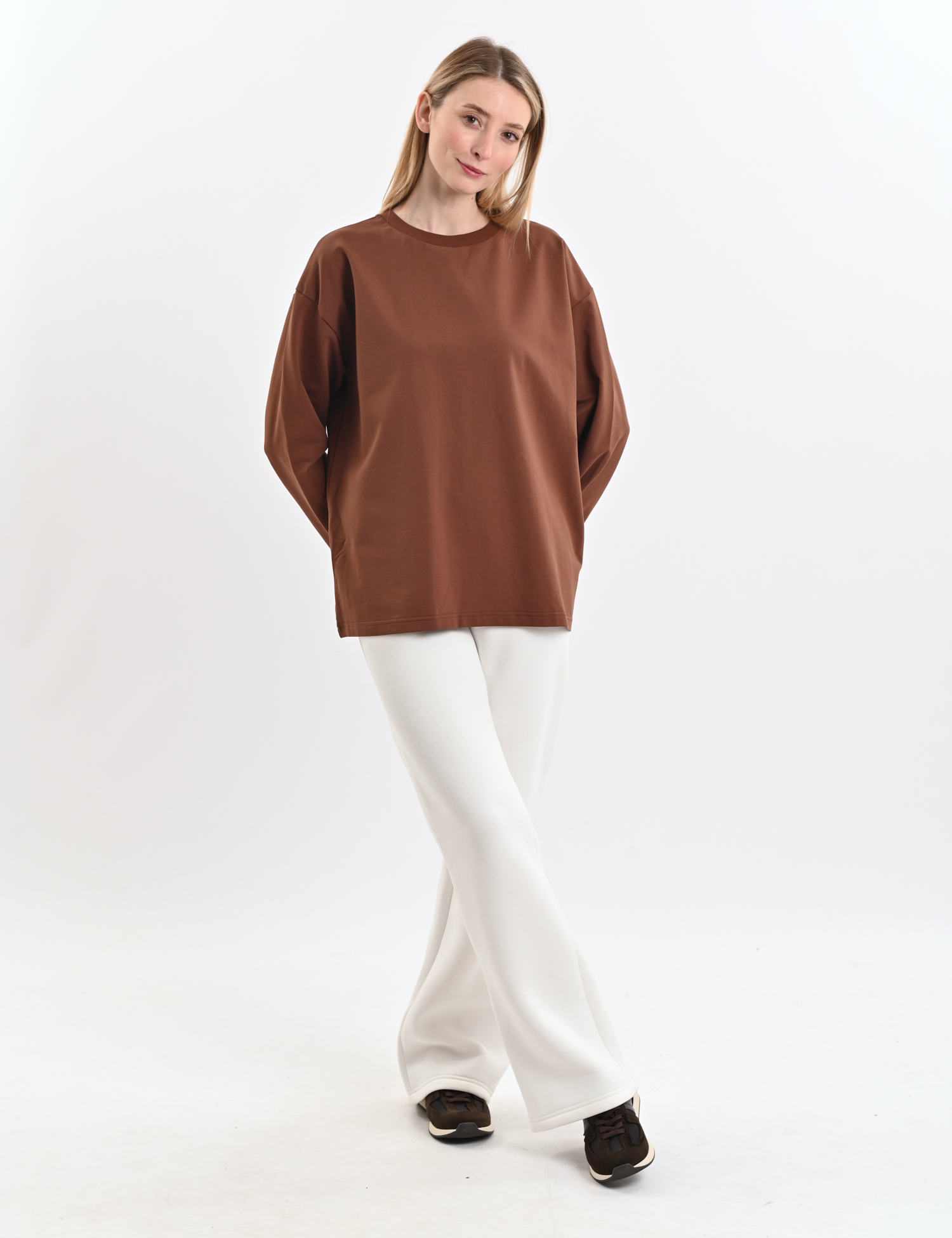 Картинка Світшот коричневий