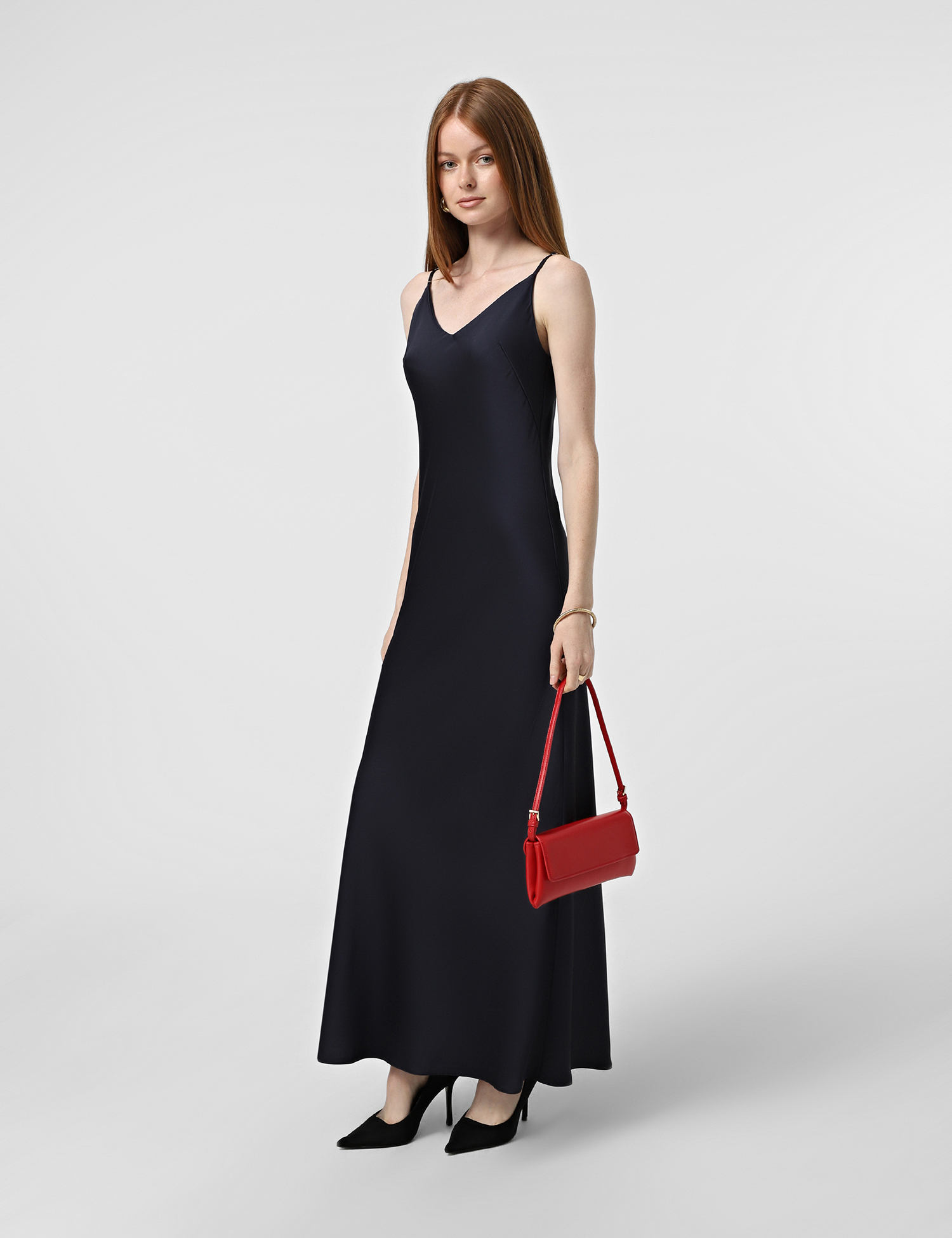 Картинка Сукня максі темно-синя 