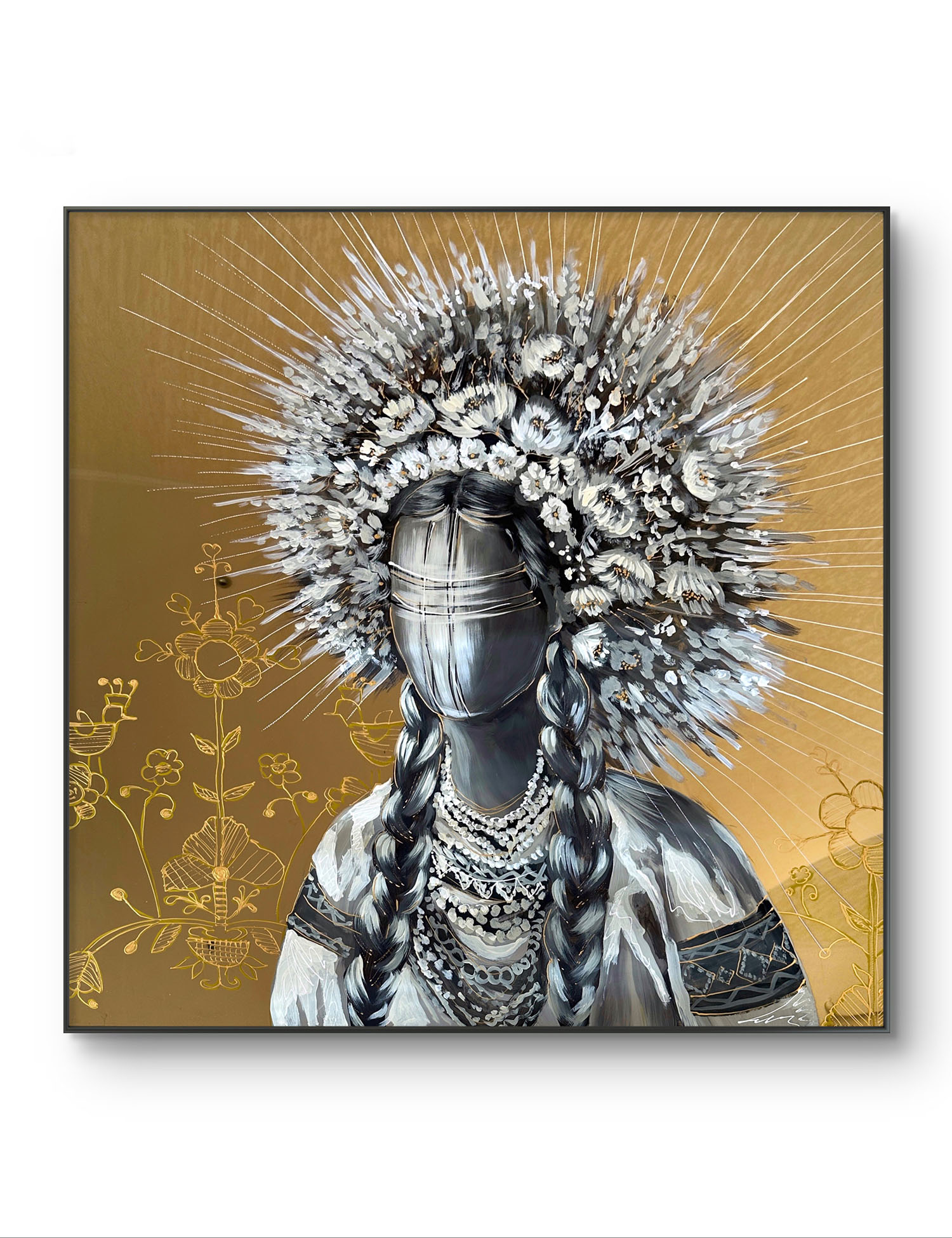 Картинка Картина "Vinchana" 95х95см