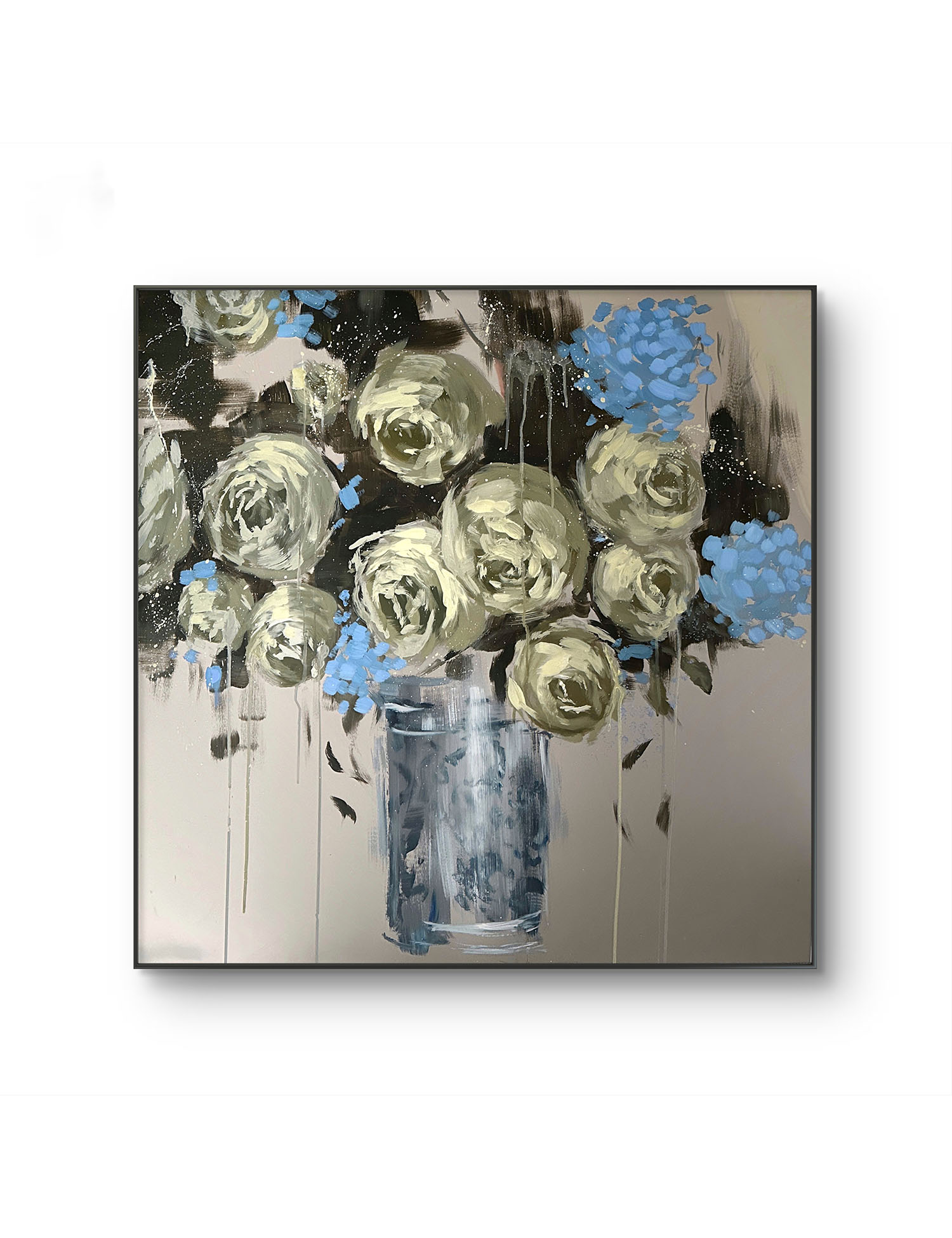 Картинка Картина "English roses 95х95см