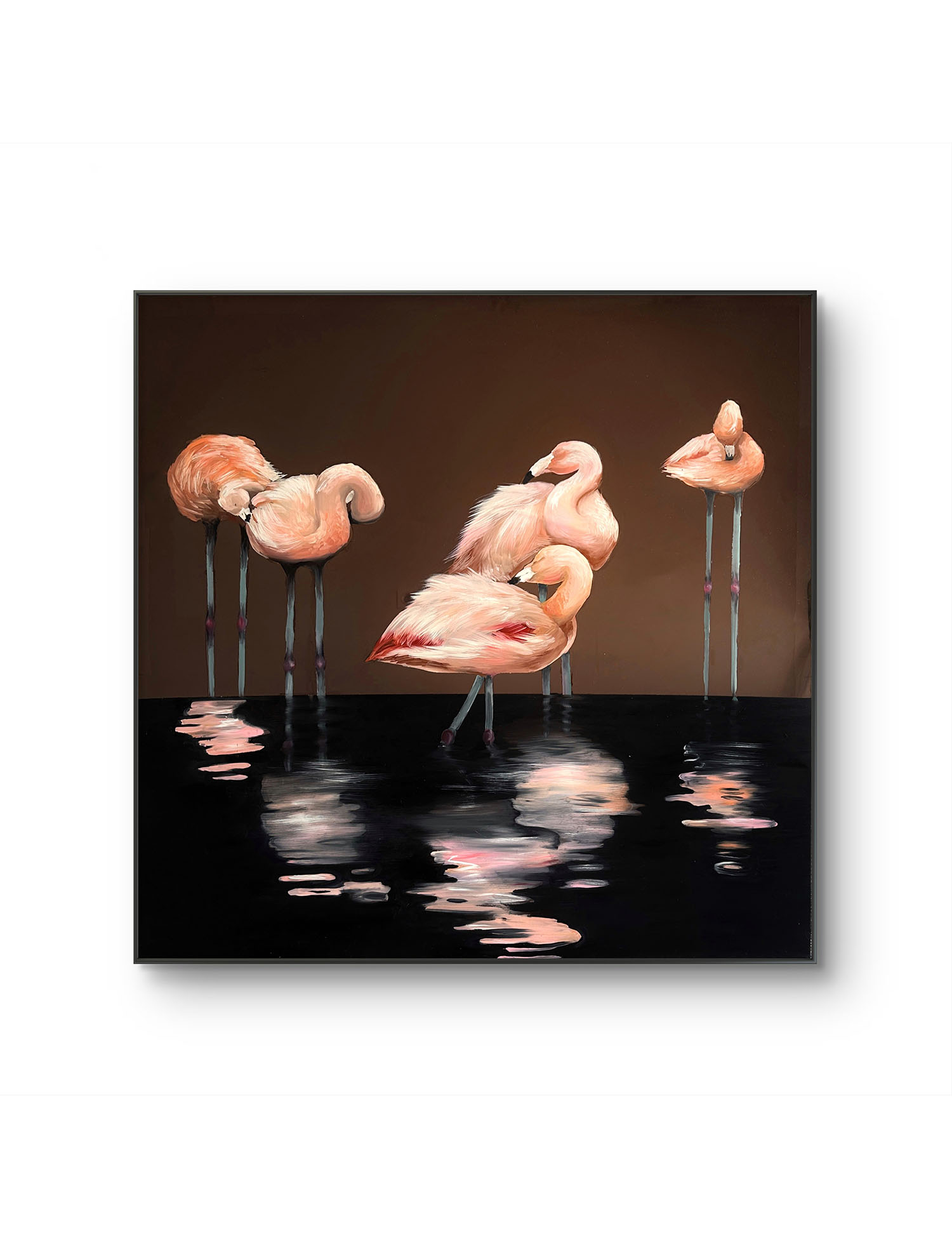 Картинка Картина "Flamingo" 95х95см