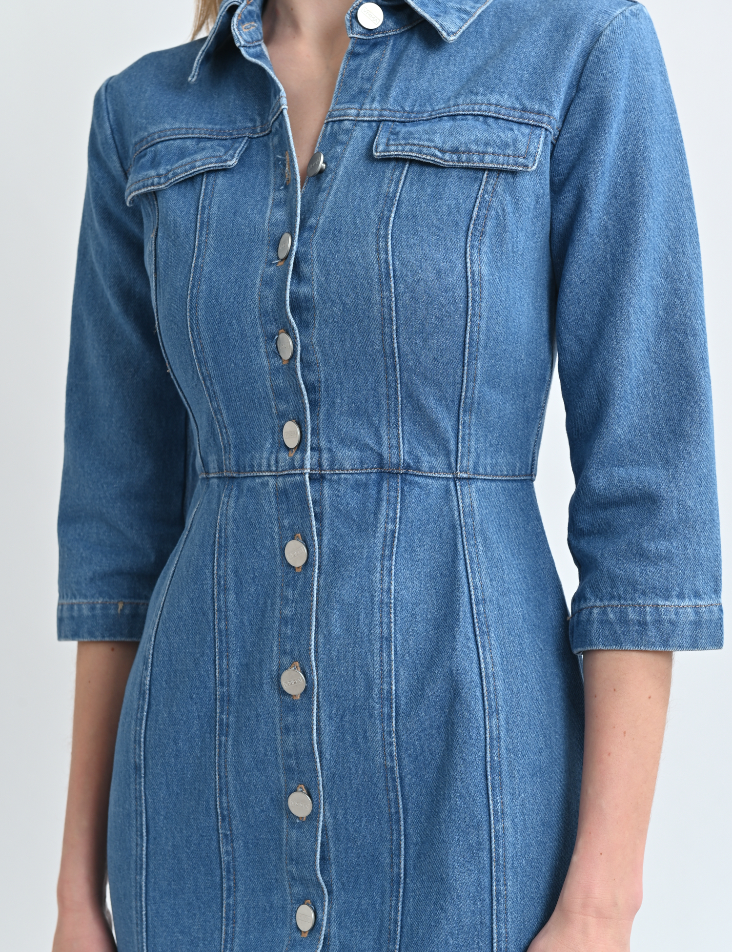 Картинка Сукня джинсова синя