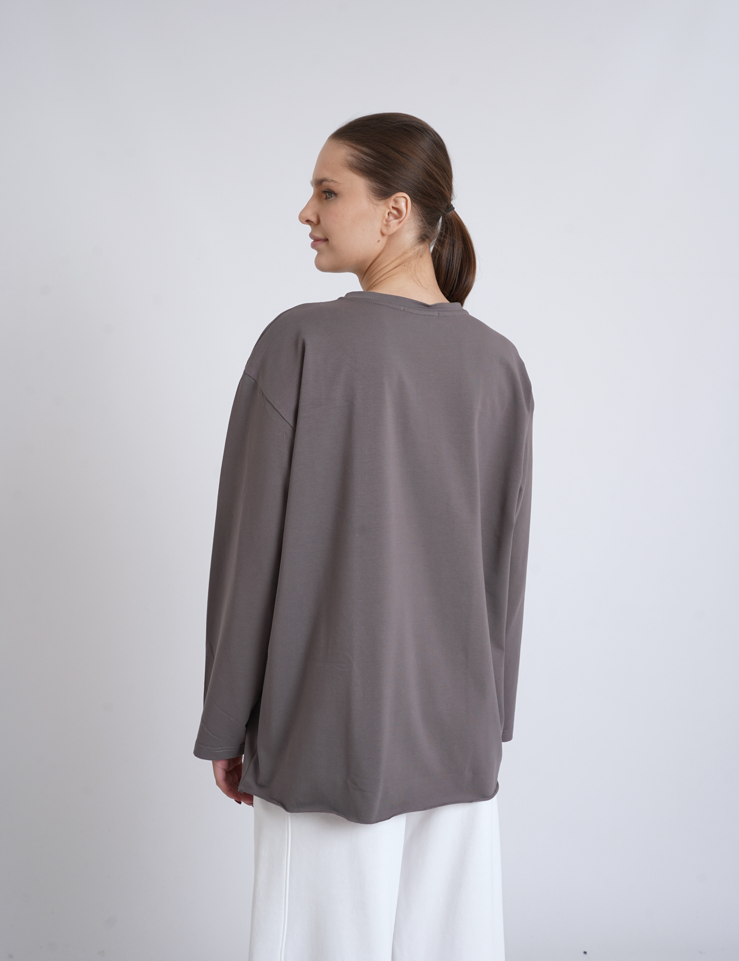 Картинка Лонгслів сірий