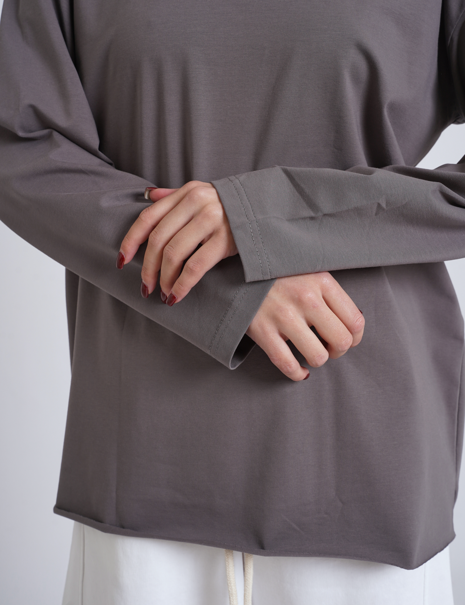 Картинка Лонгслів сірий