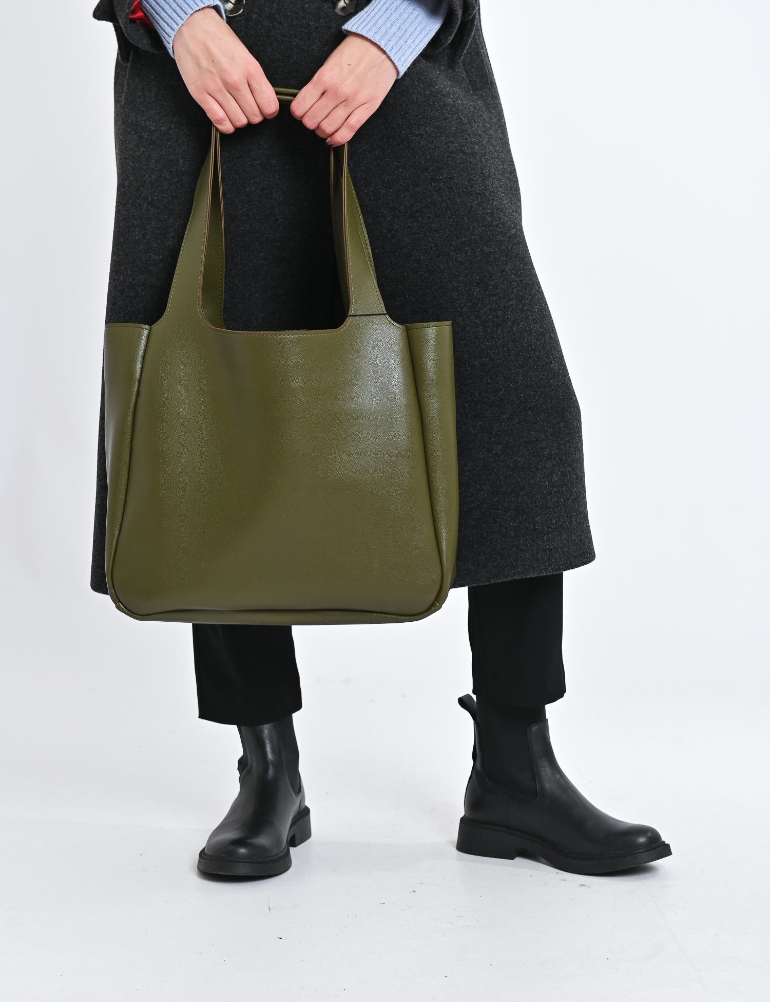 Картинка Сумка темно-зелена