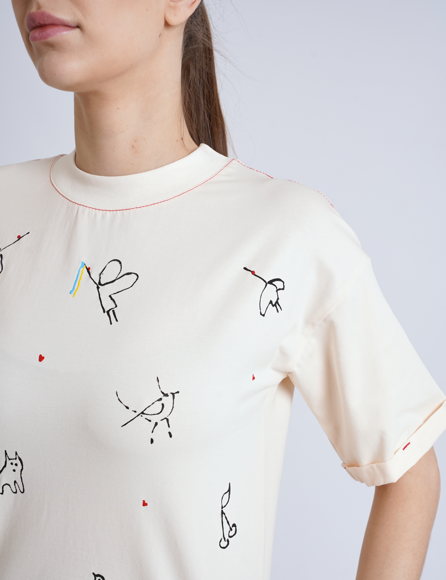 Картинка Футболка з мінімалістичним арт‑принтом