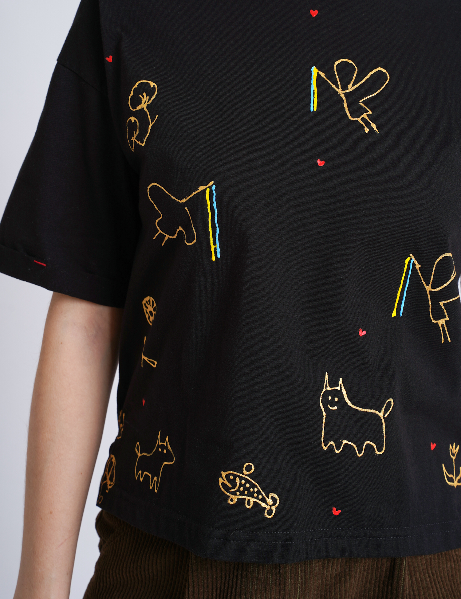 Картинка Футболка з мінімалістичним арт‑принтом